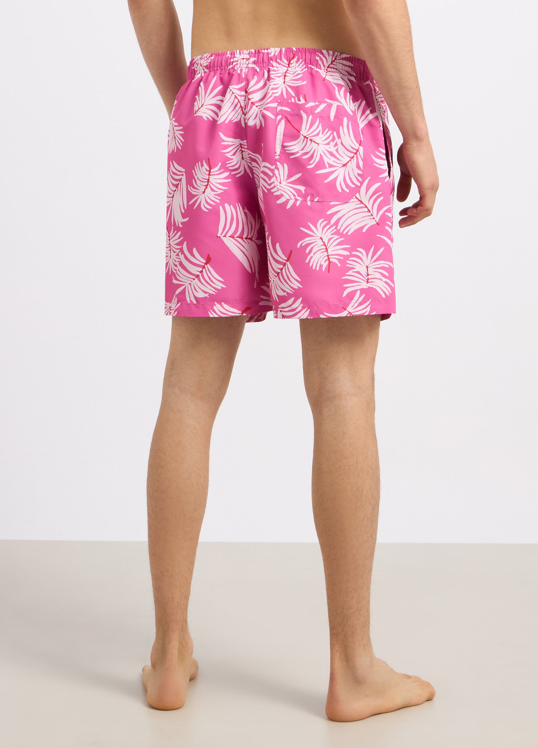 Costume shorts con stampa uomo_1