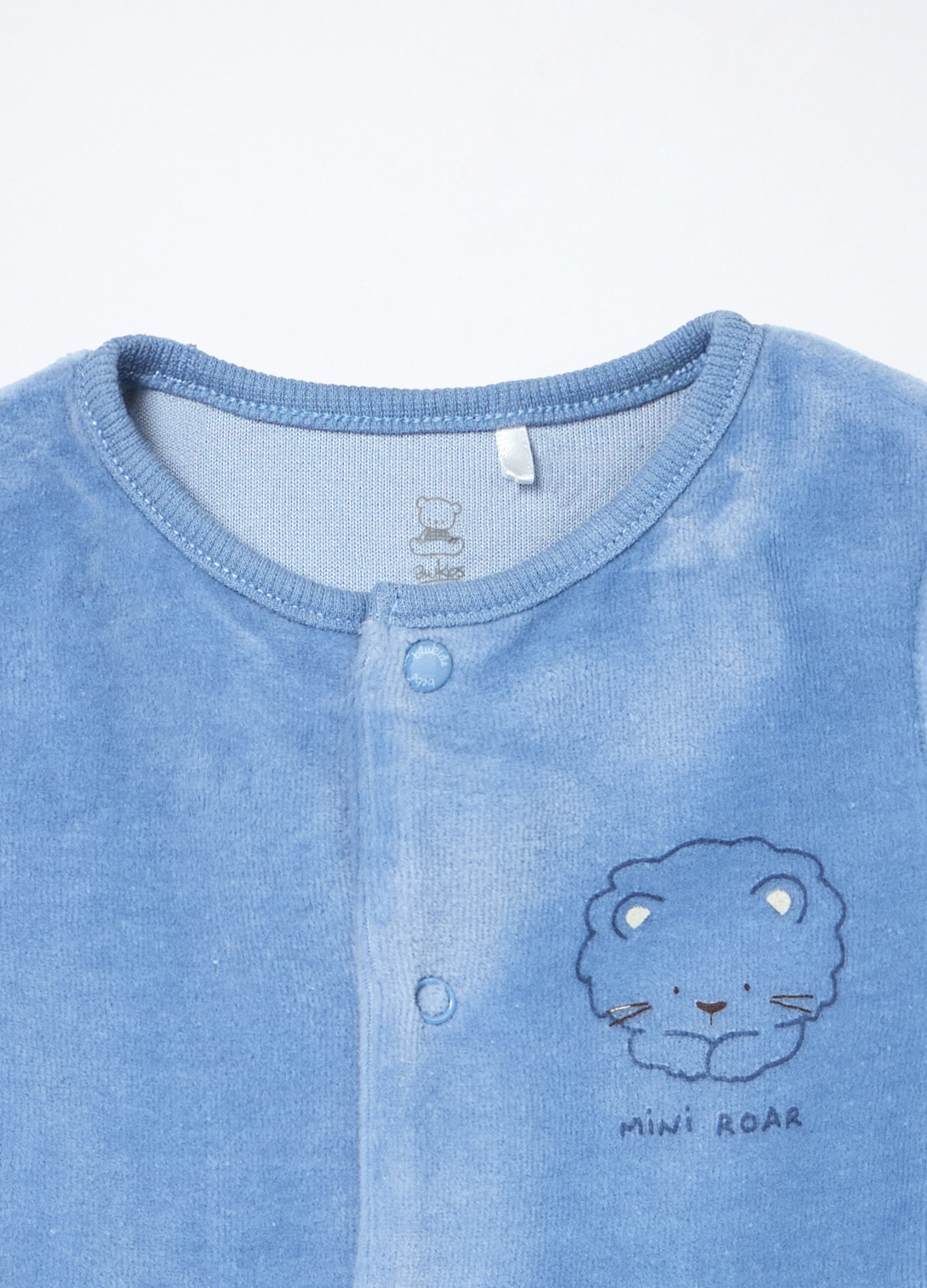 Pack 2 tutine in misto cotone velour neonato_2