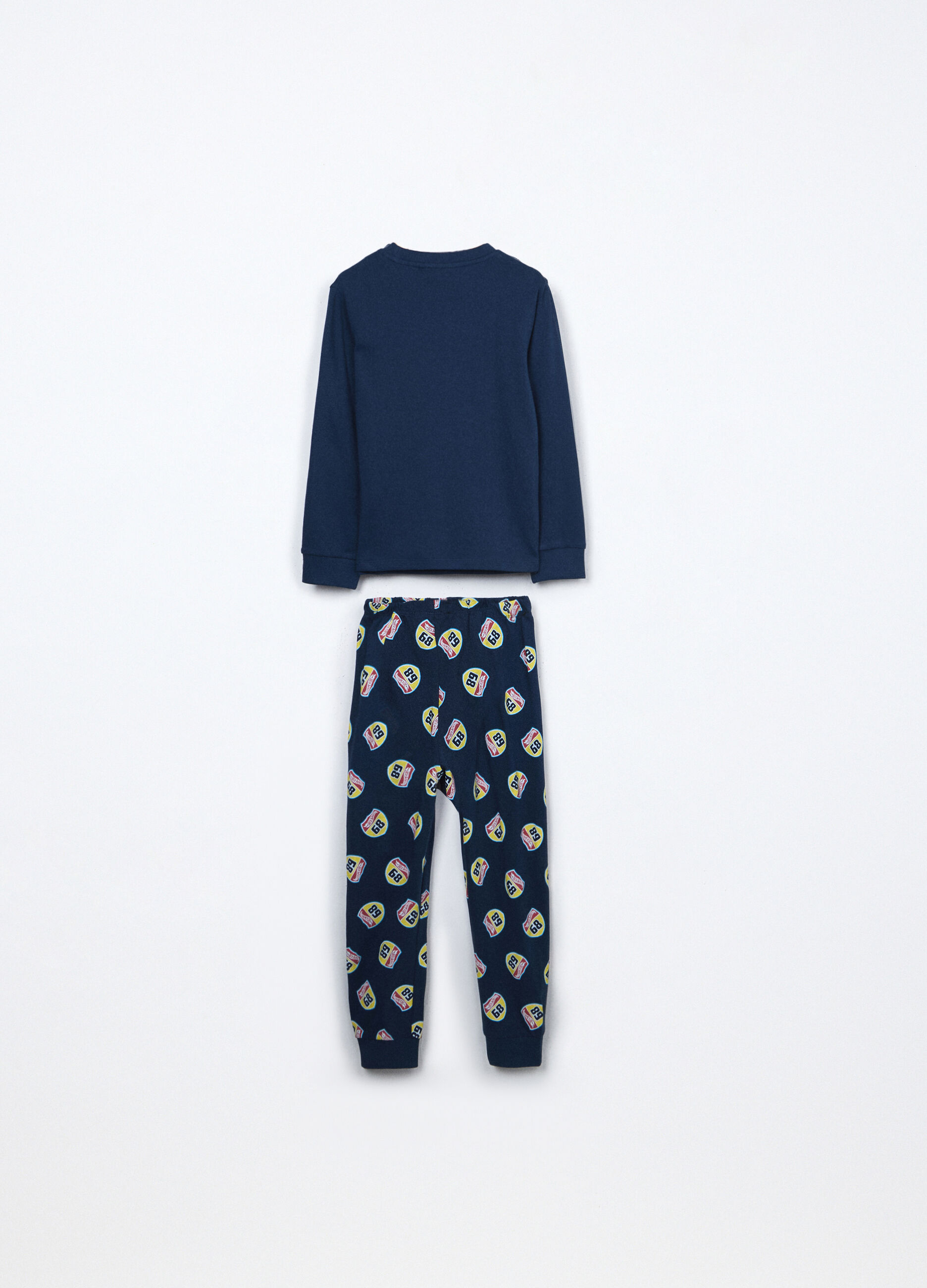 Set pigiama lungo in interlock di puro cotone bambino_1