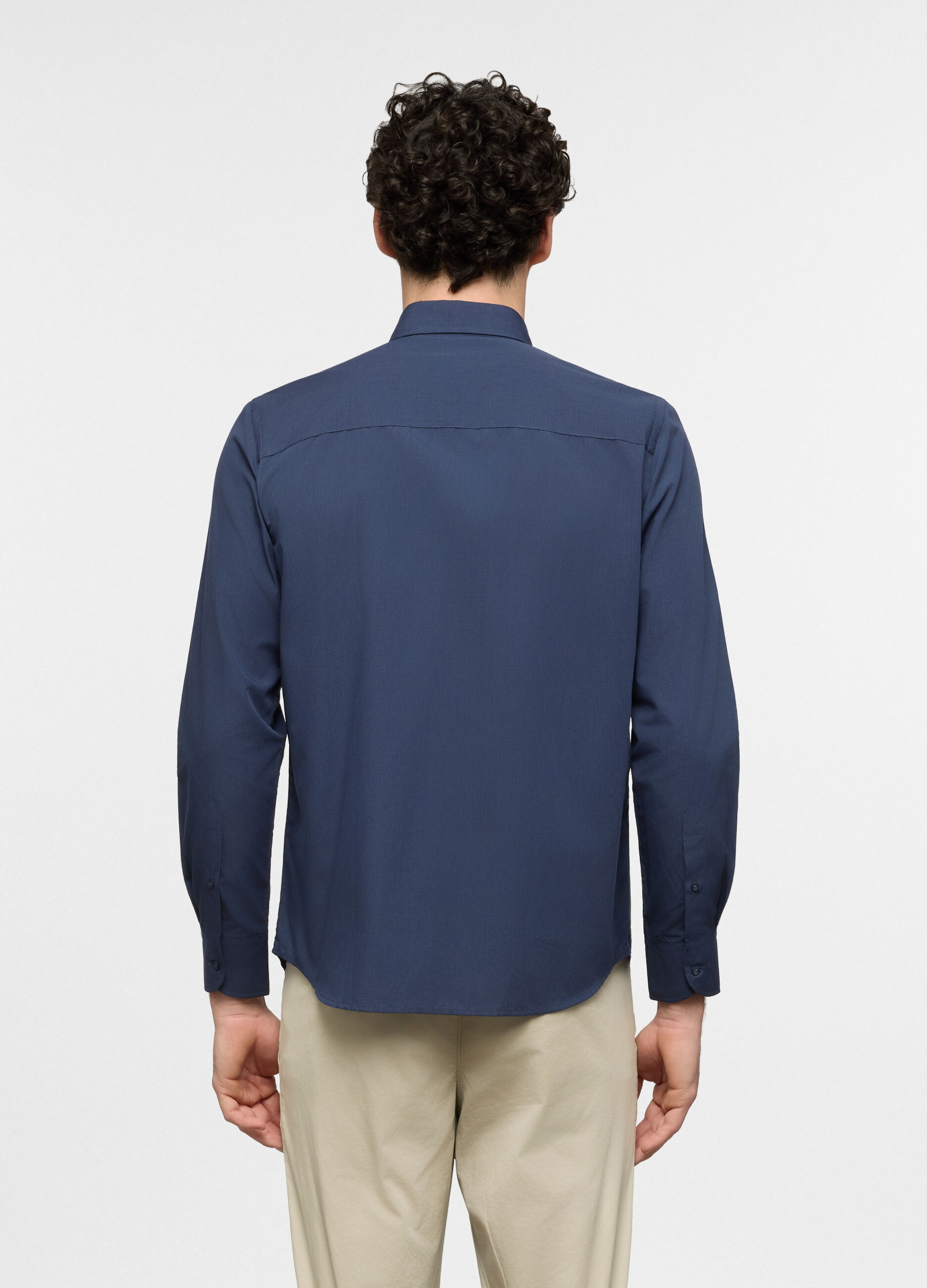 Camicia regular fit colletto button down uomo_1