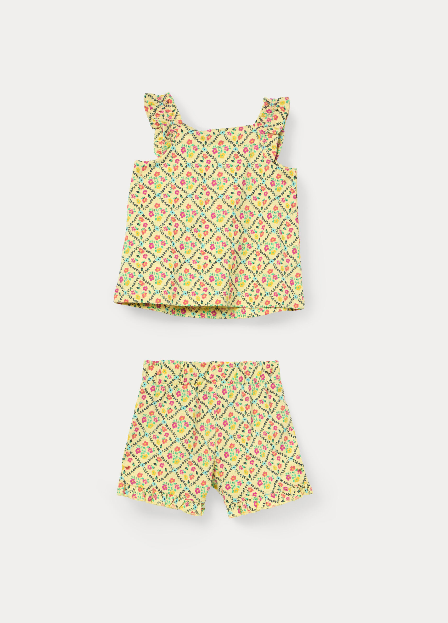 Jogging set in jersey di puro cotone slub_1