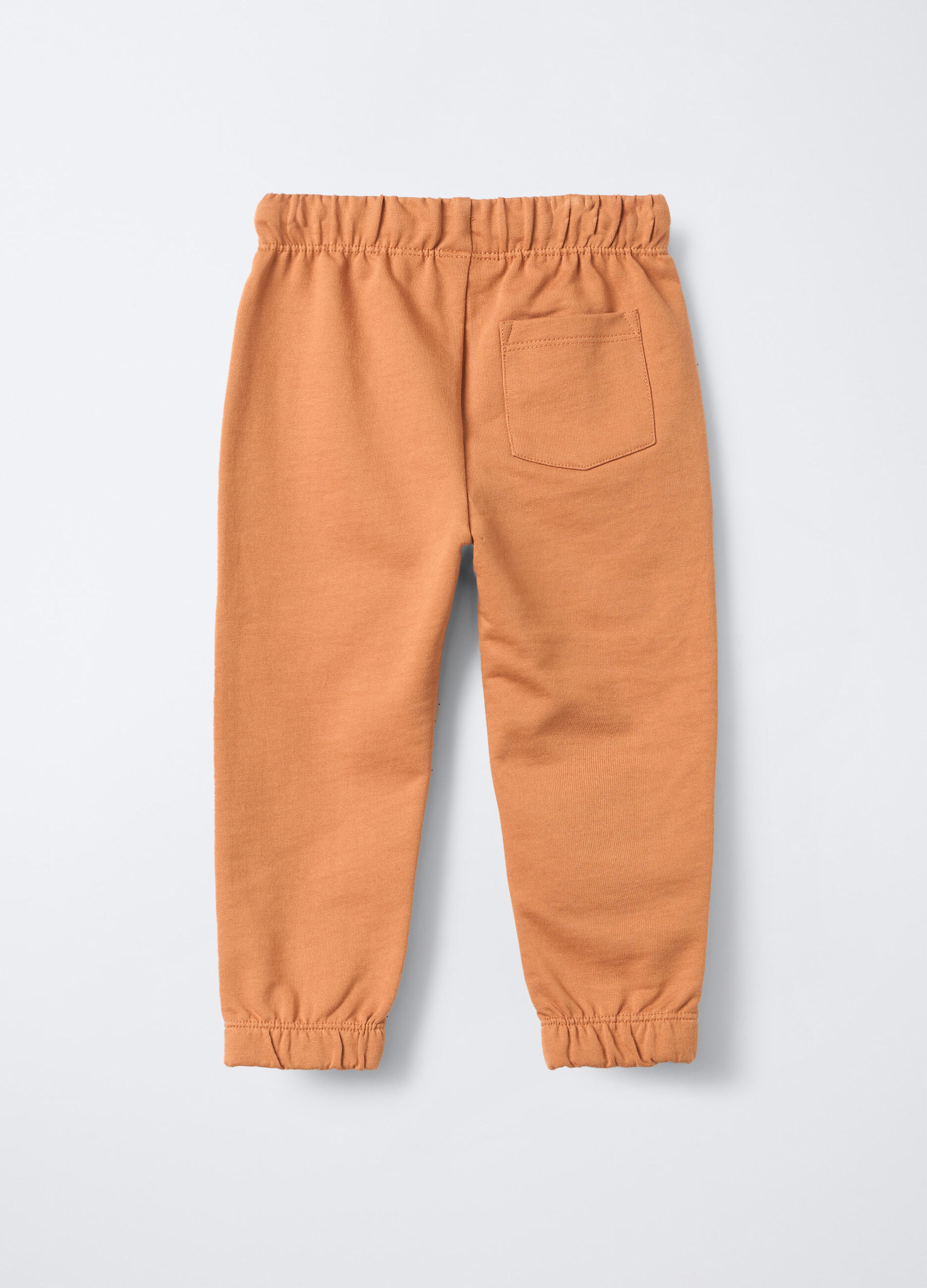 Jogger in puro cotone garzato Comfort Fit bimbo_1