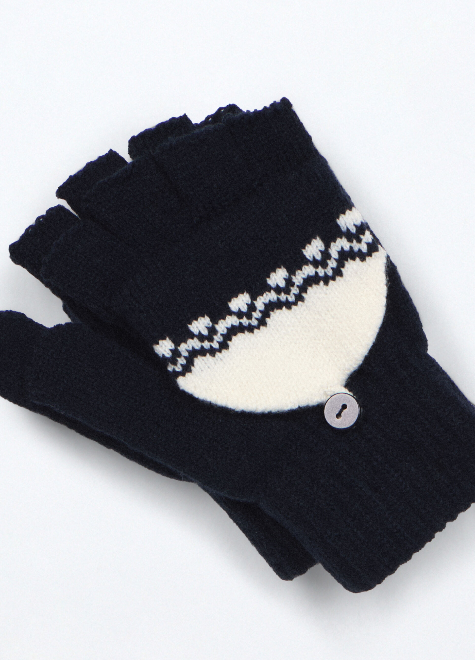 Mezziguanti tricot bicolor_2