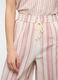 Pantaloni pigiama regular fit in popeline misto lino donna_2