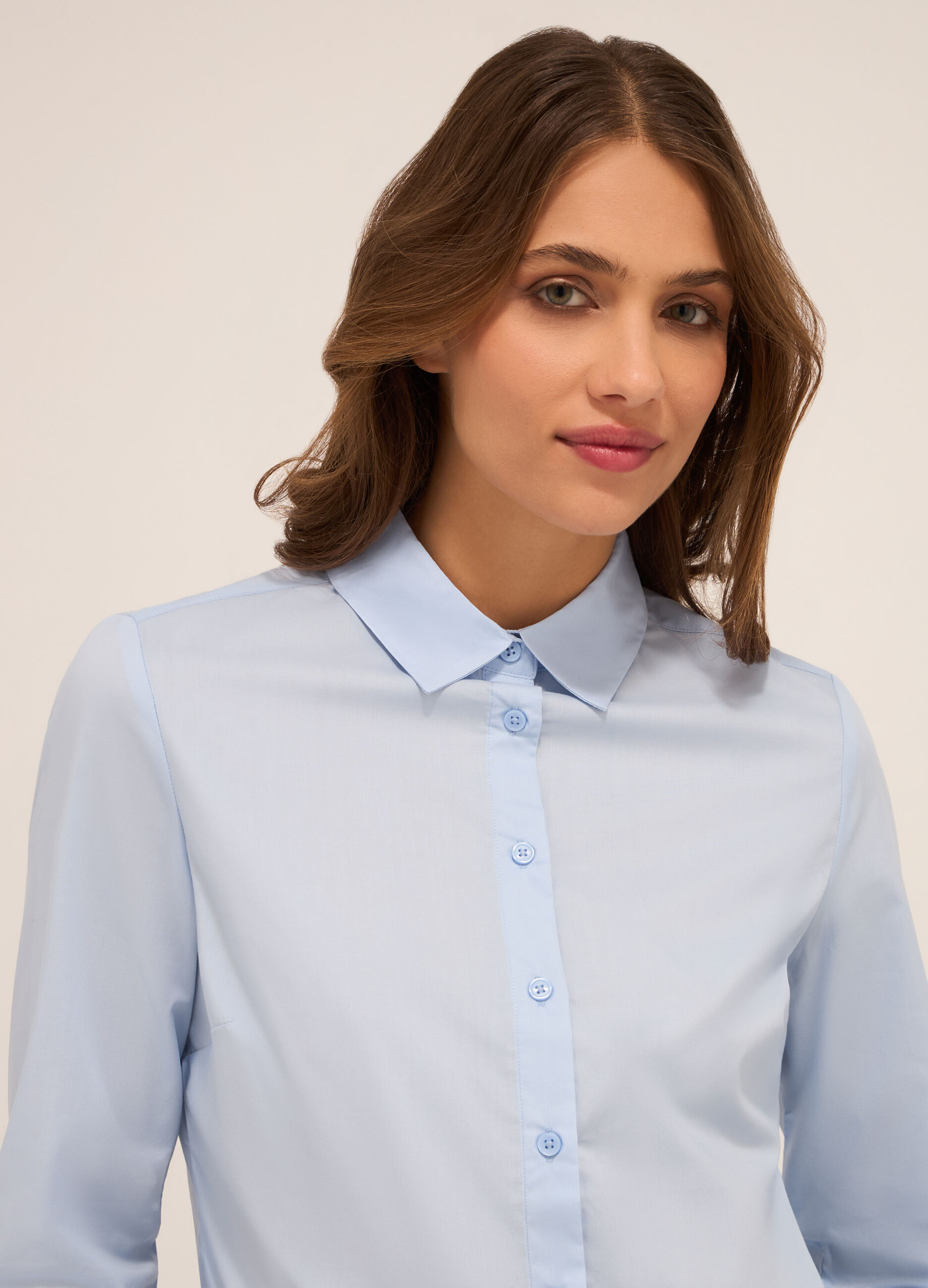 Camicia in poli-cotton donna_2