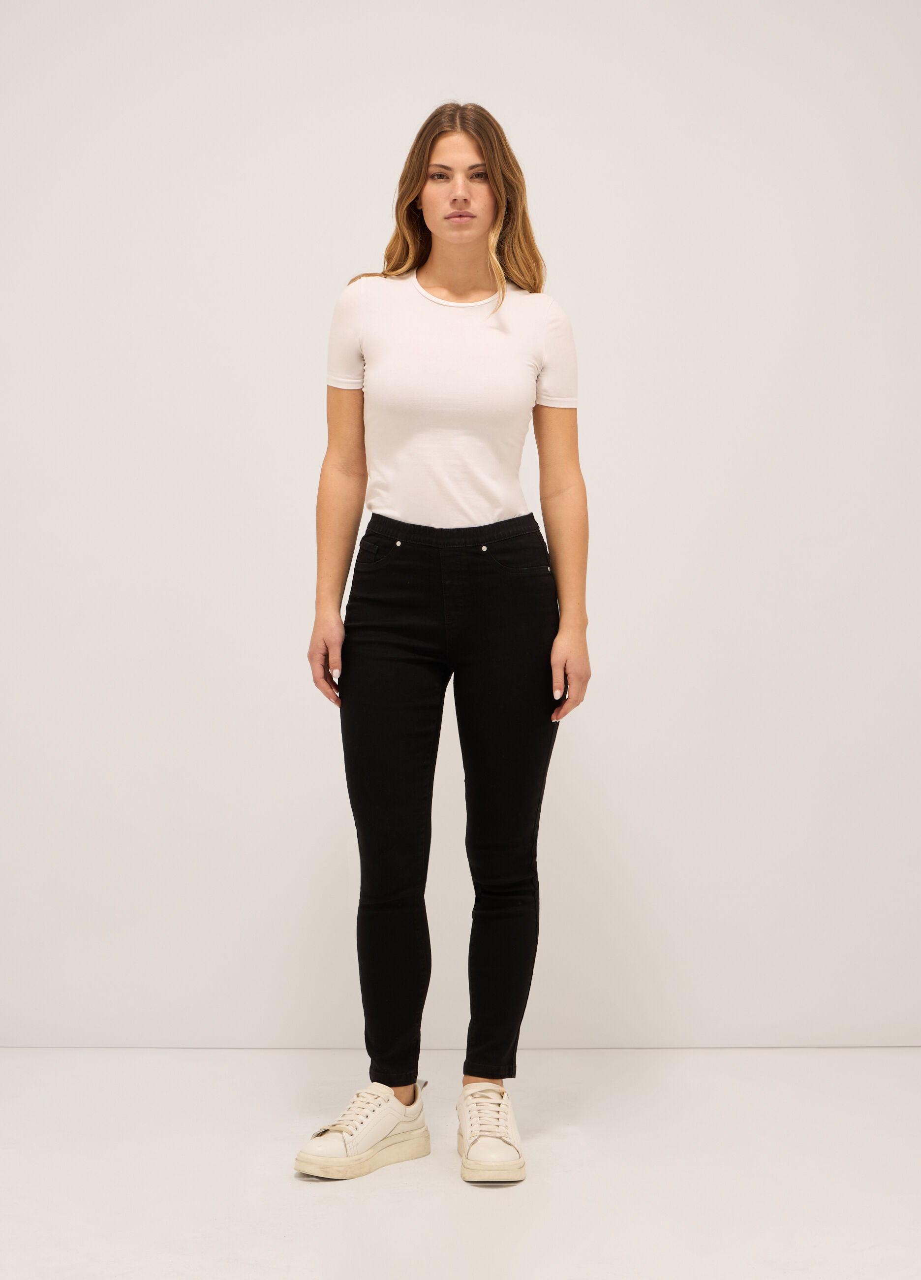 Jeggings in stretch donna_0
