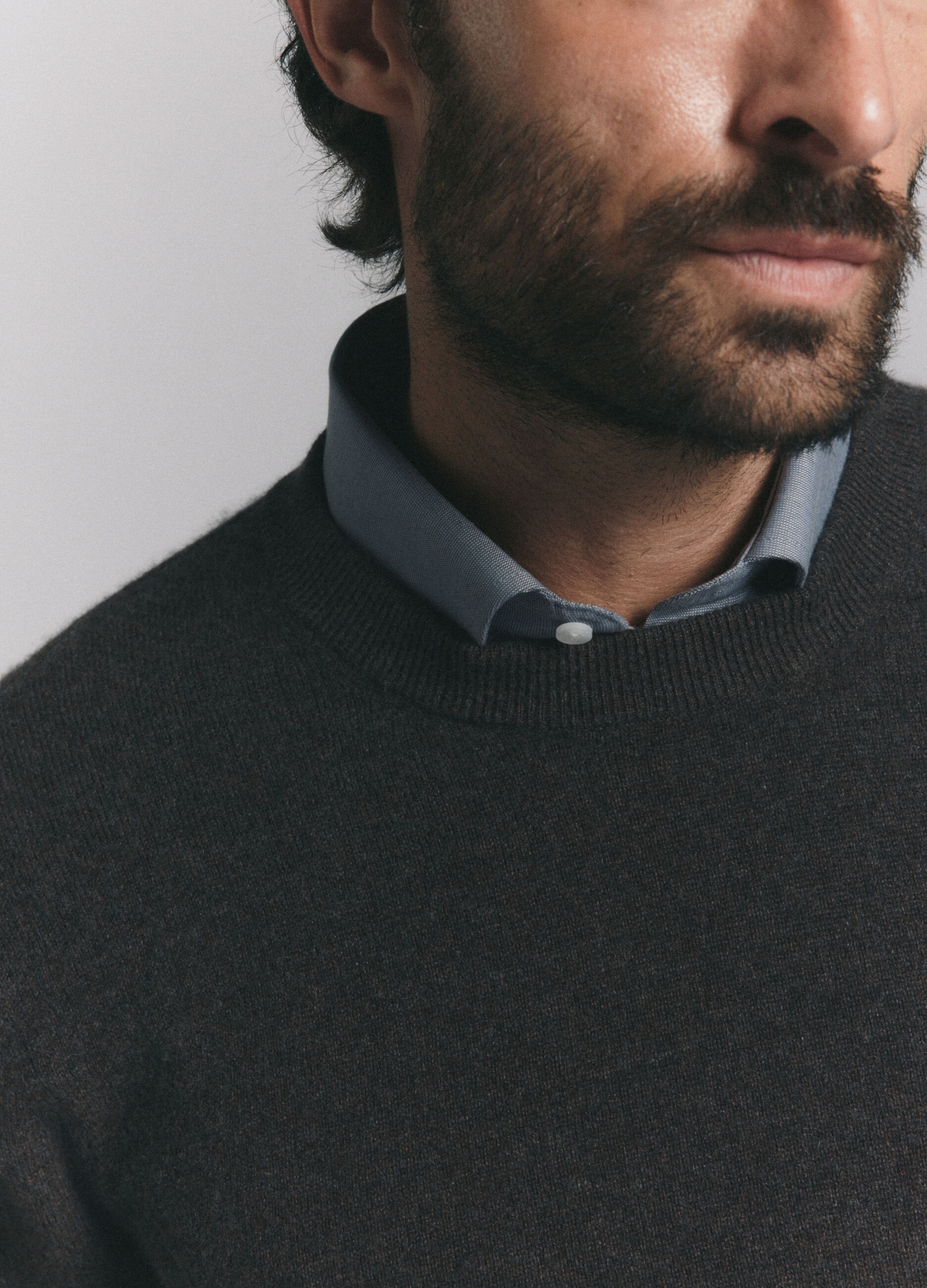 Maglione girocollo in cashmere uomo_4