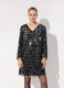 Vestito corto in paillettes donna_1