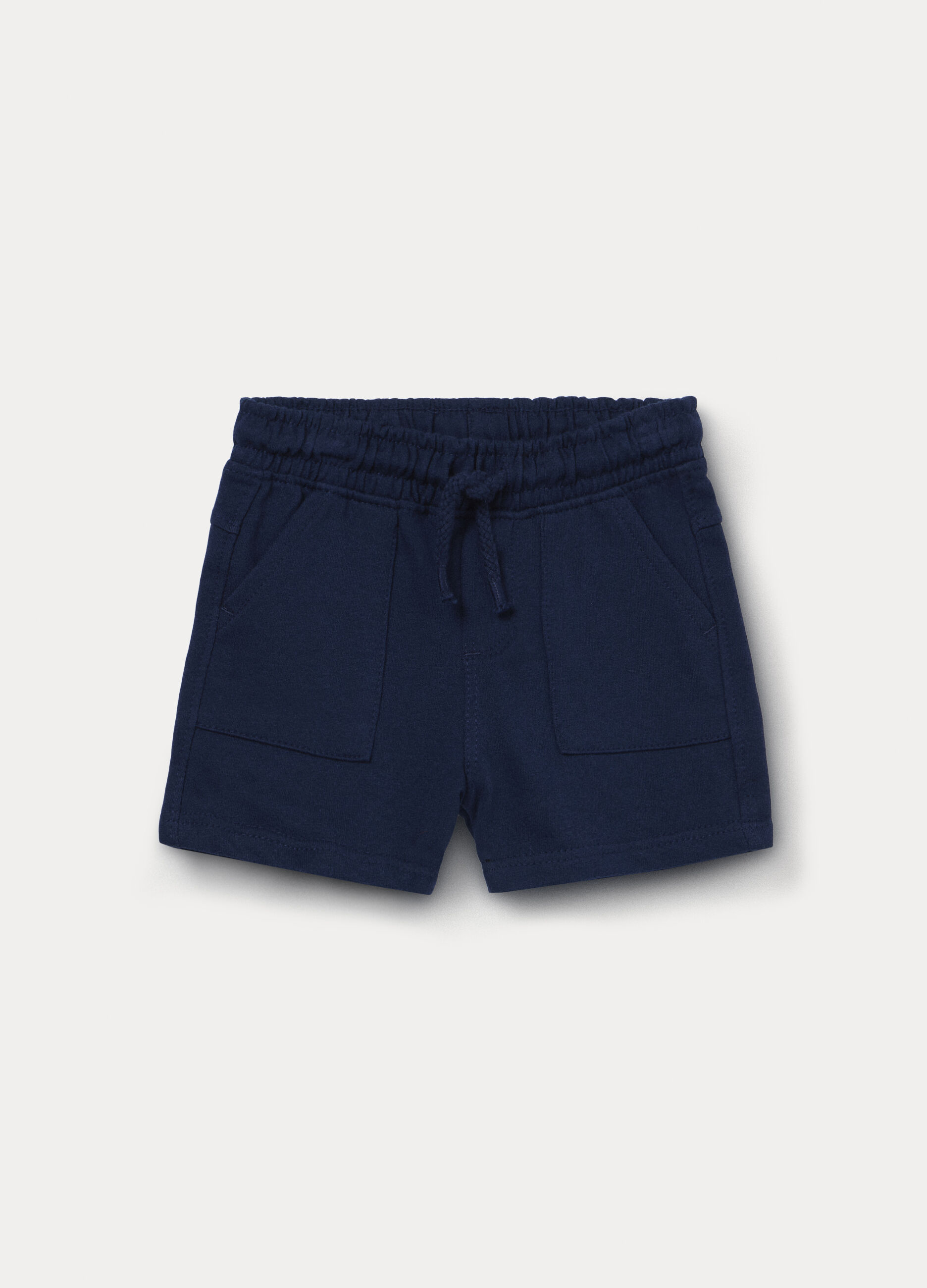 Shorts in denim misto cotone _0