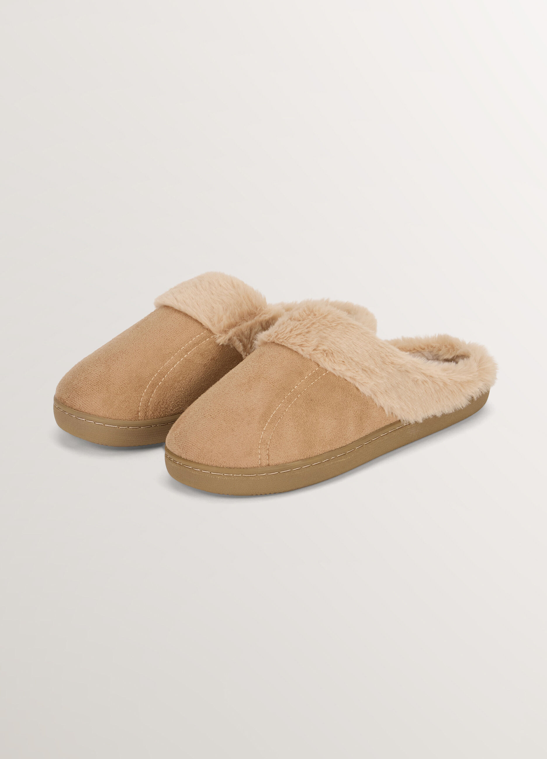 Pantofole in eco fur donna_0