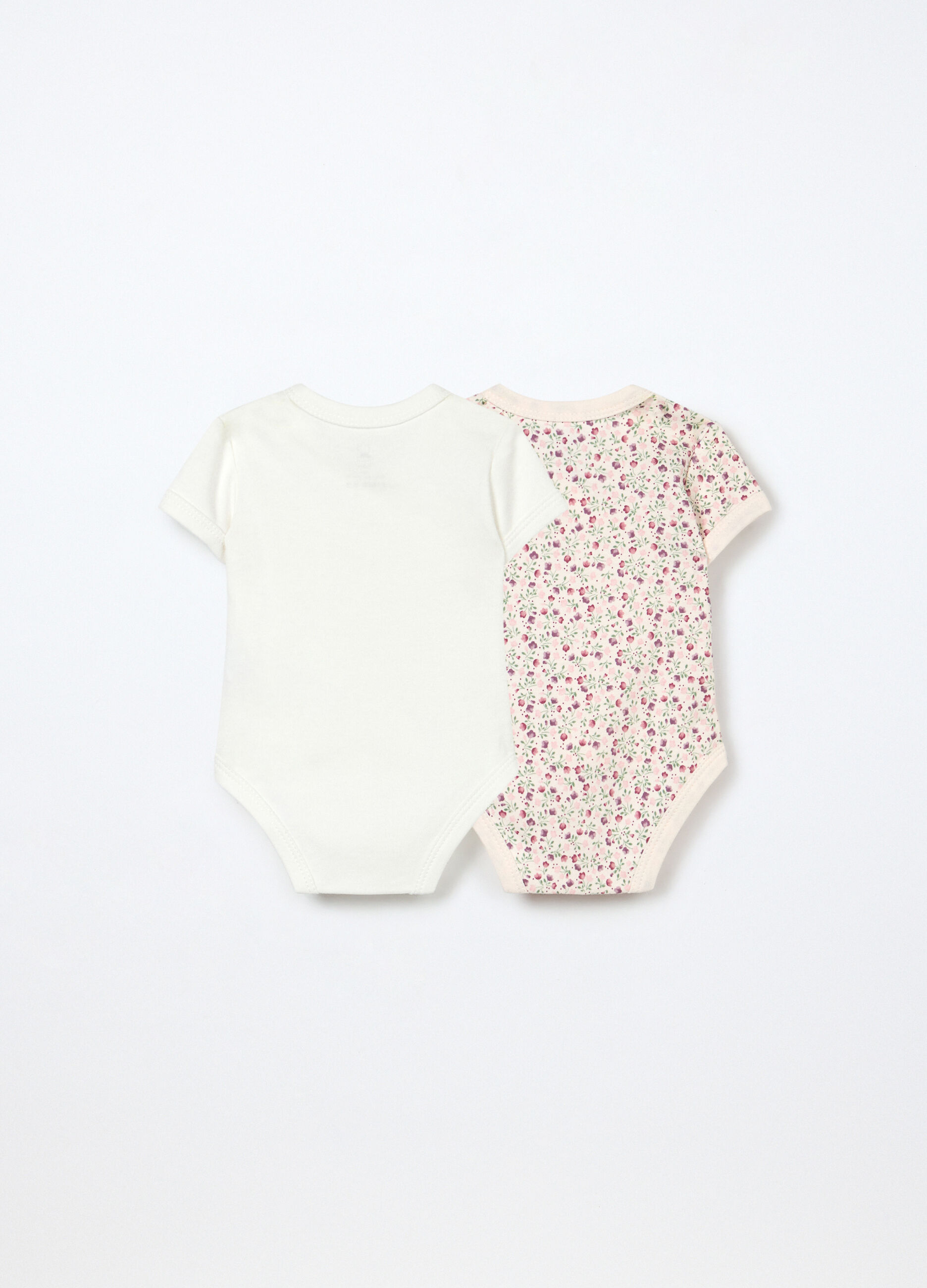 Pack 2 body incrociati in interlock di puro cotone neonata_1