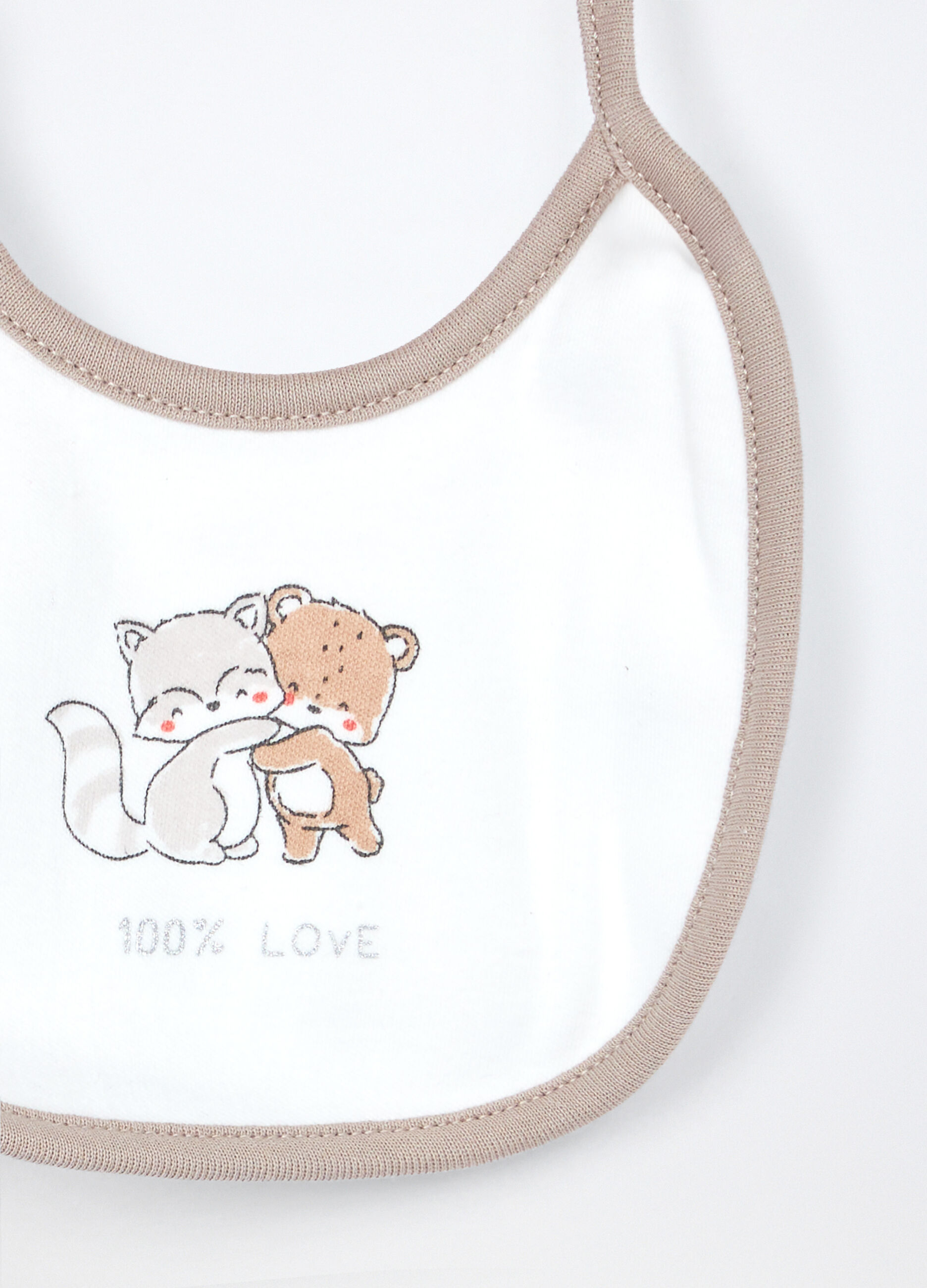 Pack 2 bavaglini in interlock di puro cotone_1