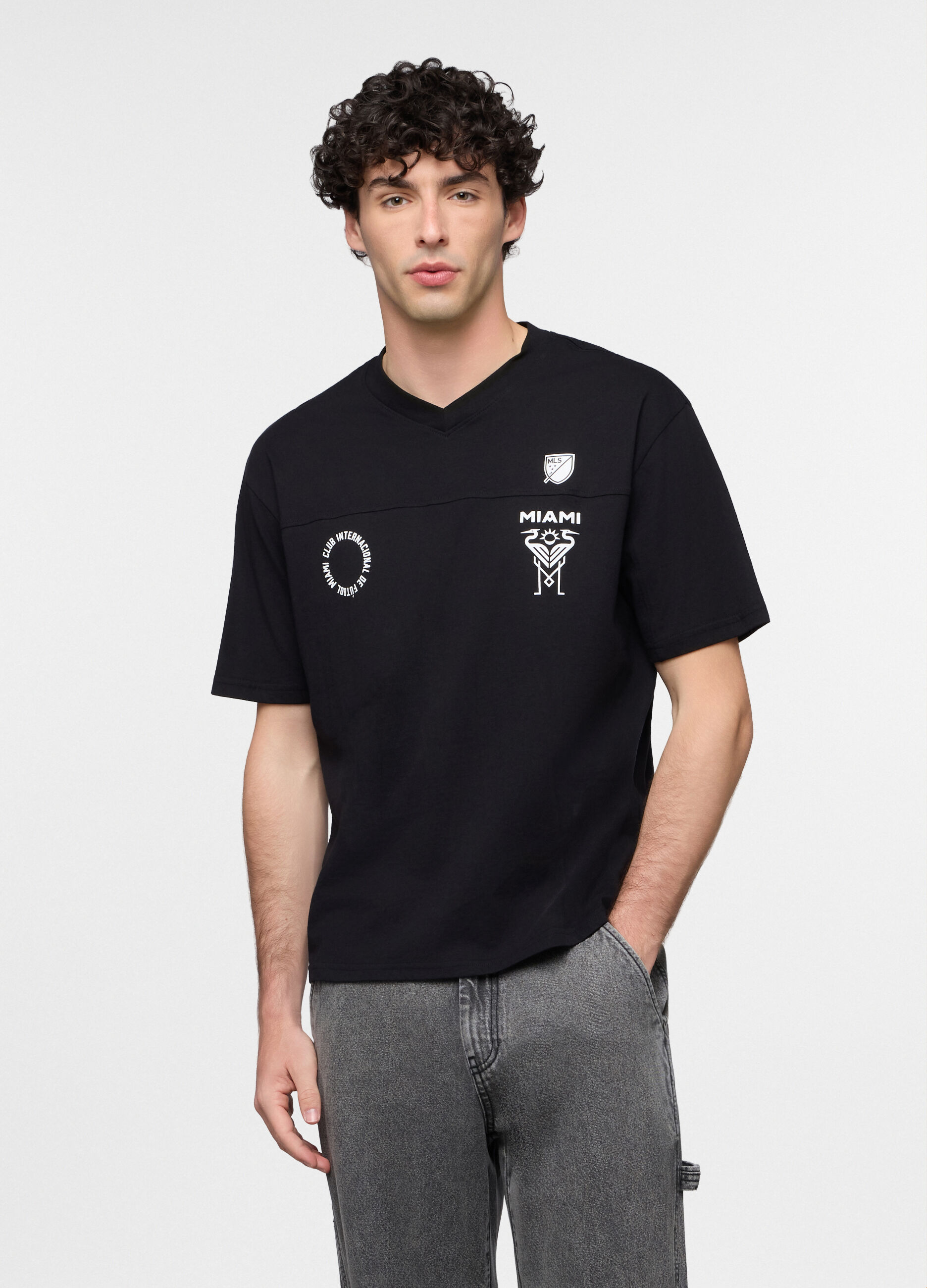 T-shirt Inter Miami in cotone uomo_0