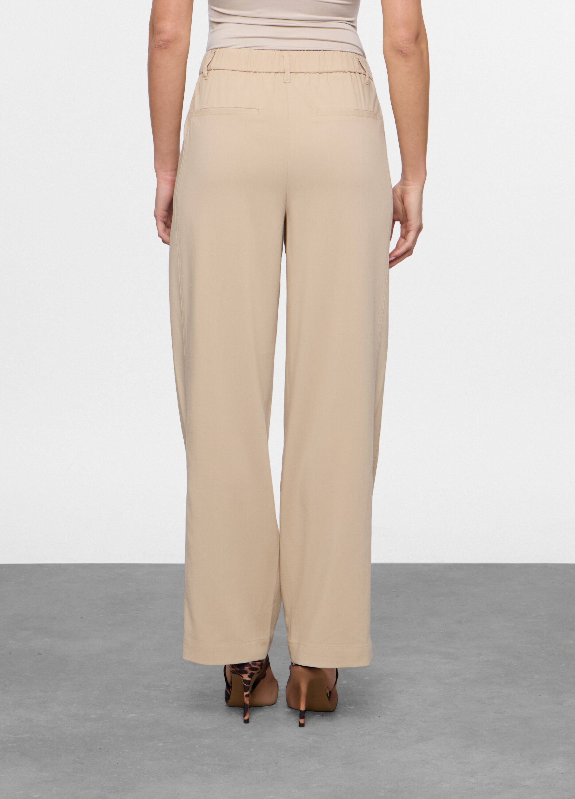 Pantaloni misto viscosa donna_1