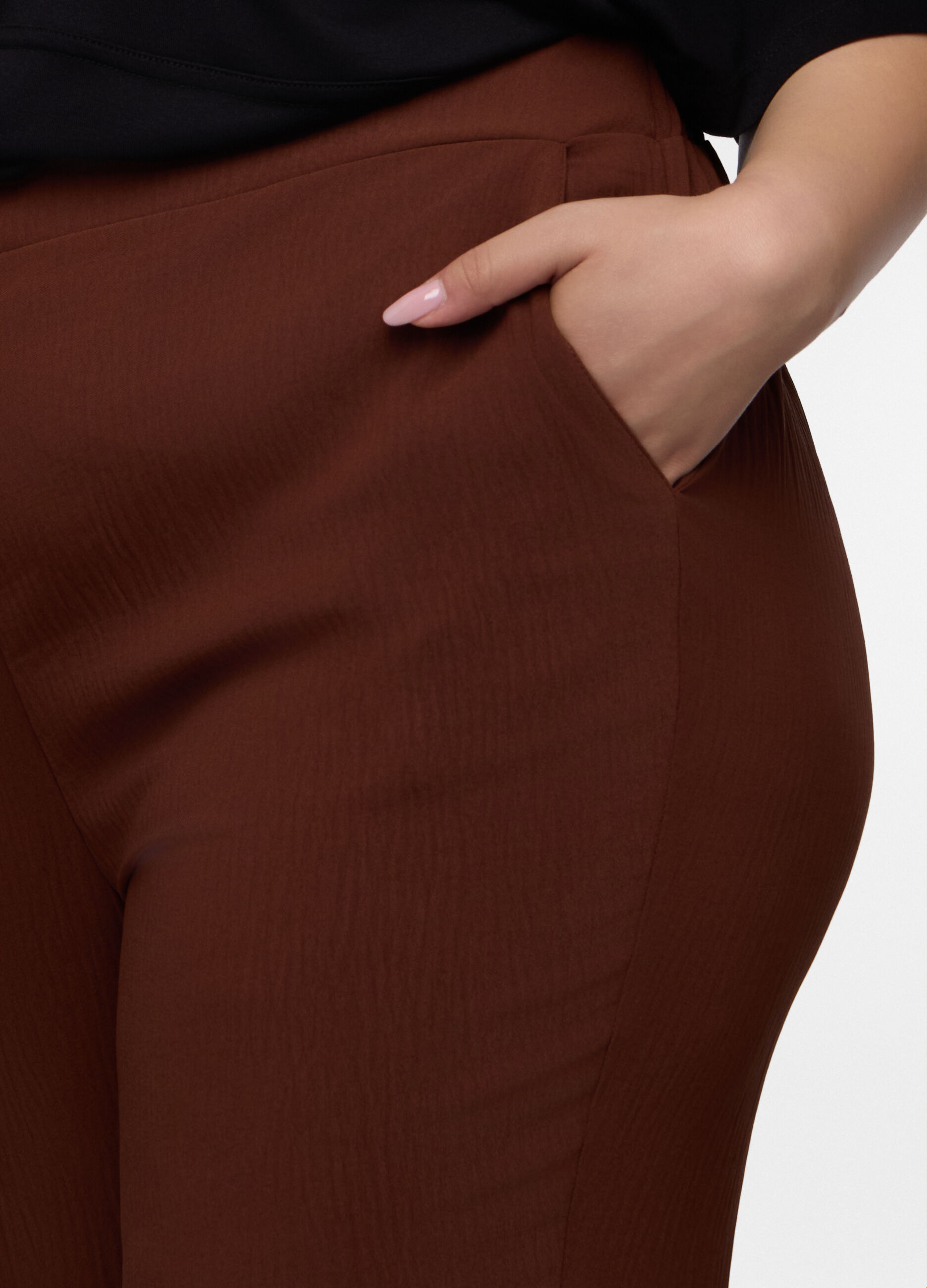 Pantaloni Fit regular donna curvy_2
