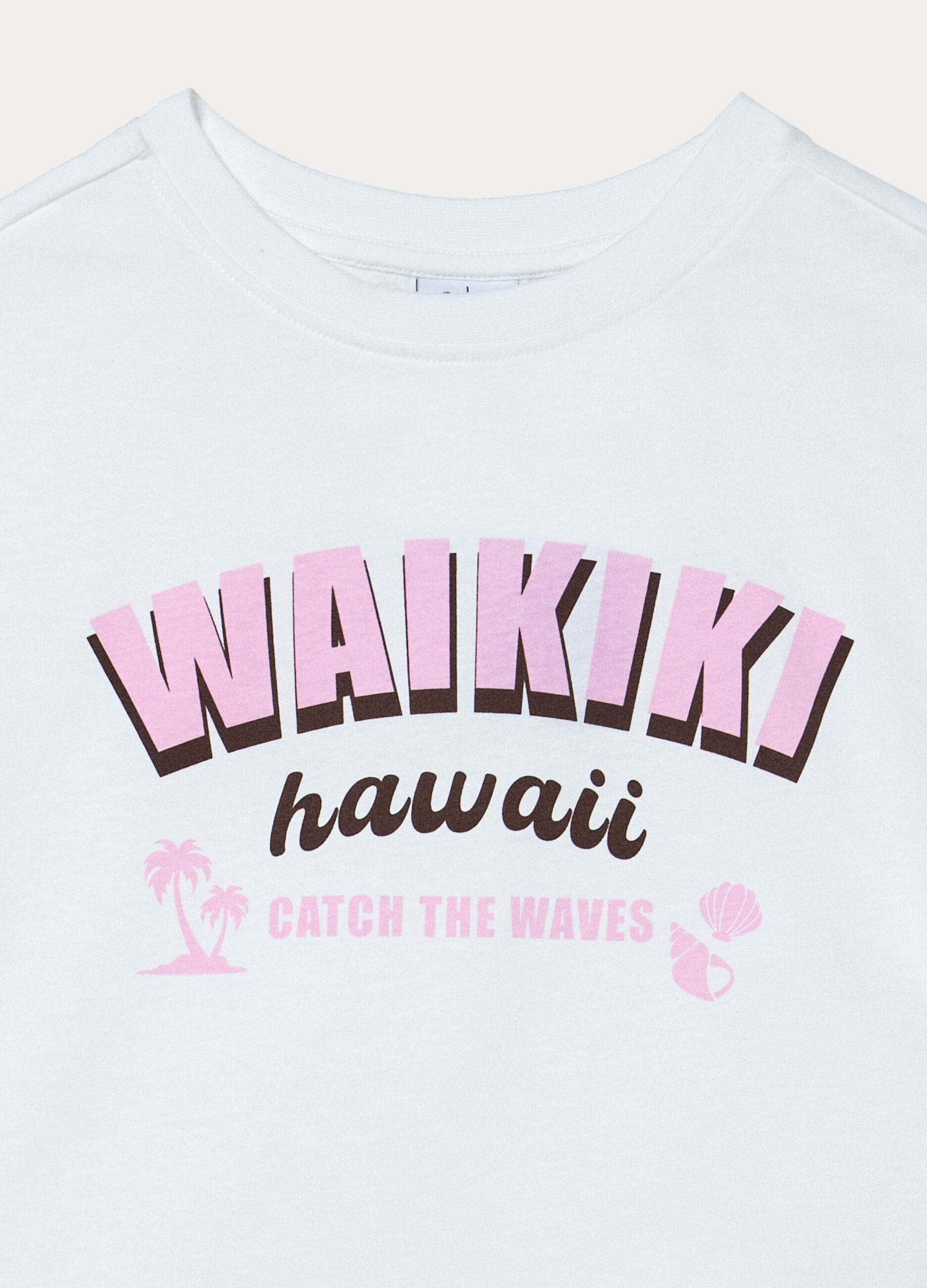 T-shirt kimono in jersey di puro cotone ragazza_2