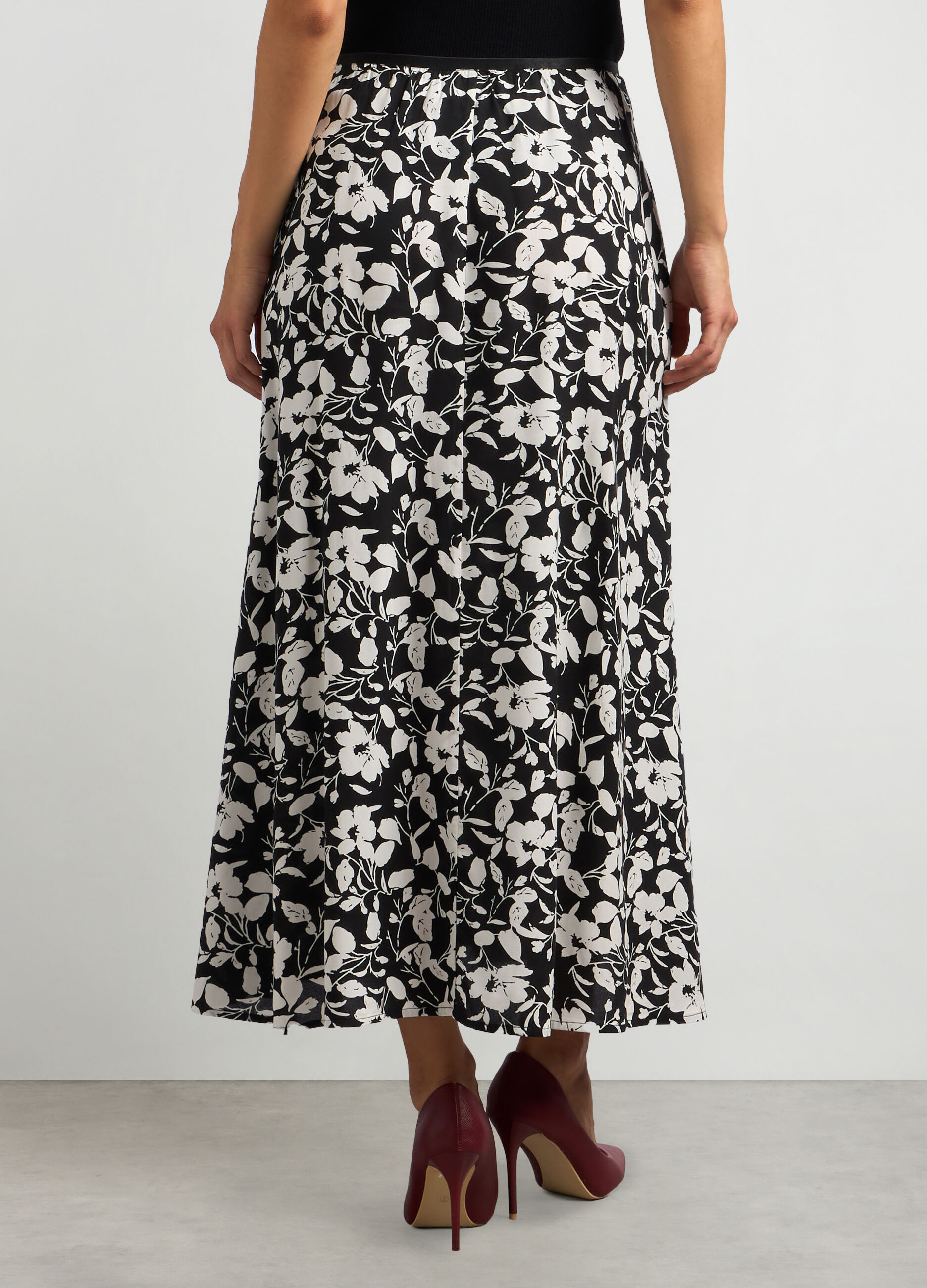 Gonna lunga in pura viscosa donna