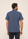 Camicia a maniche corte a quadretti uomo_1