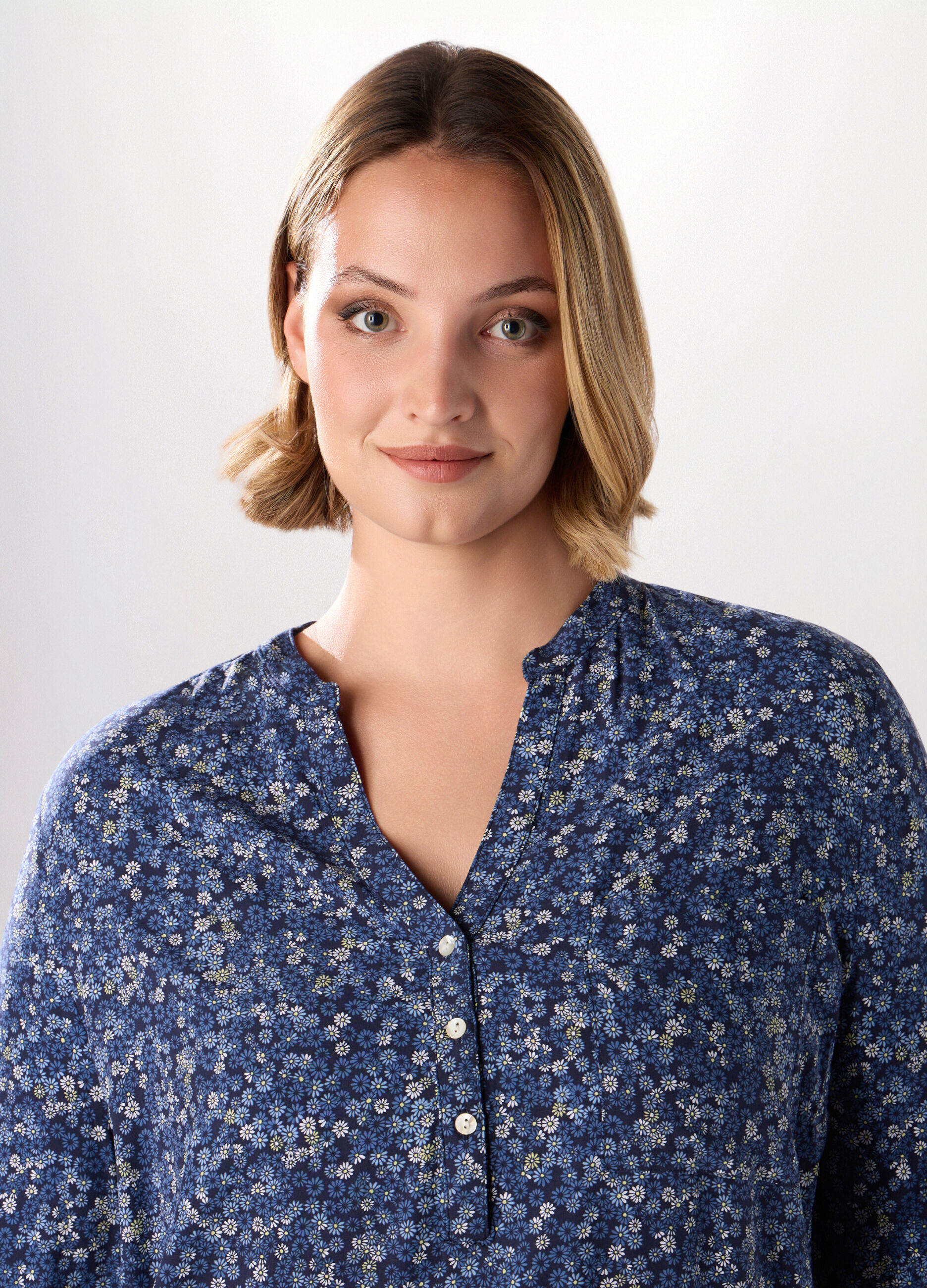 Blusa in pura viscosa donna curvy_2