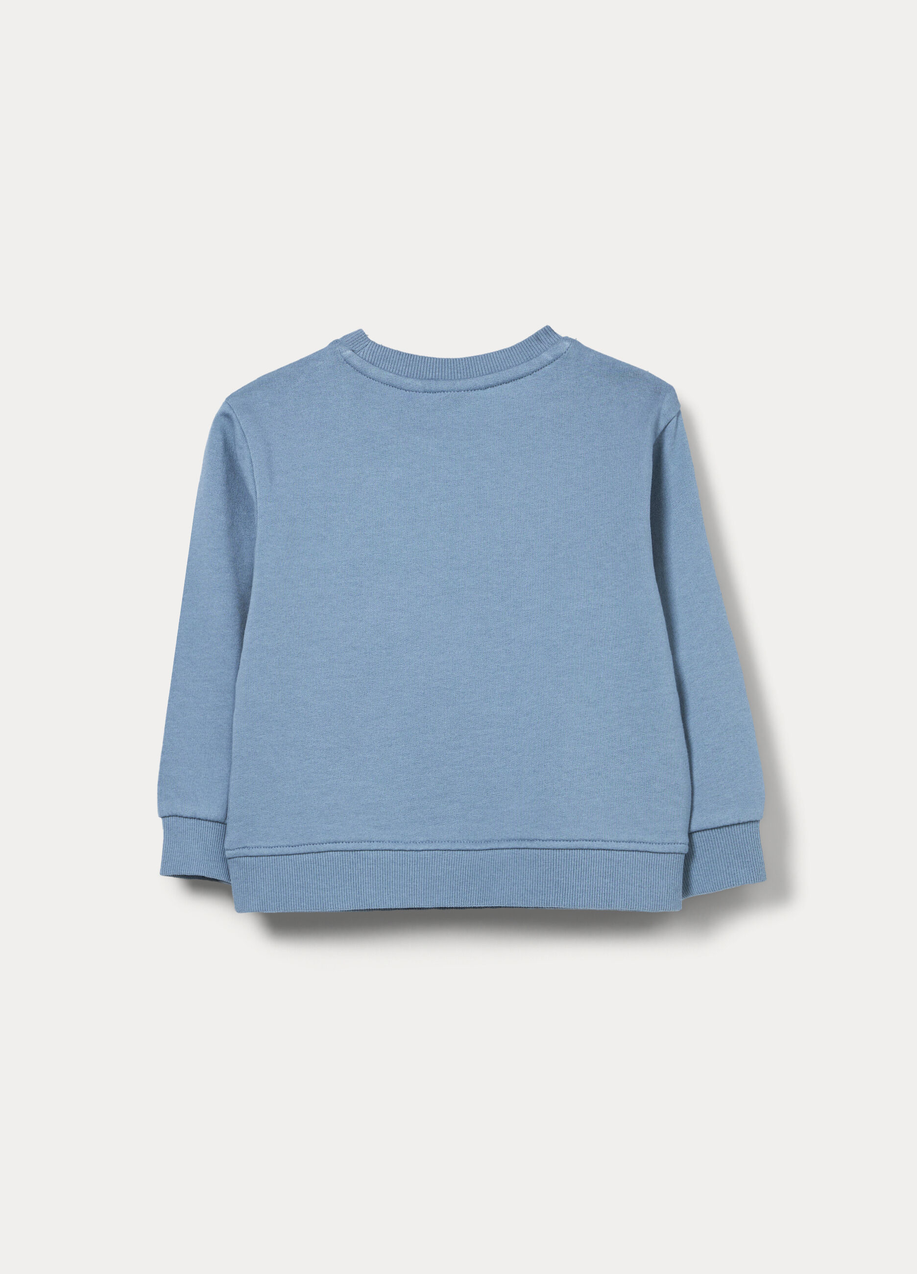 Felpa in french terry di puro cotone bimbo_1