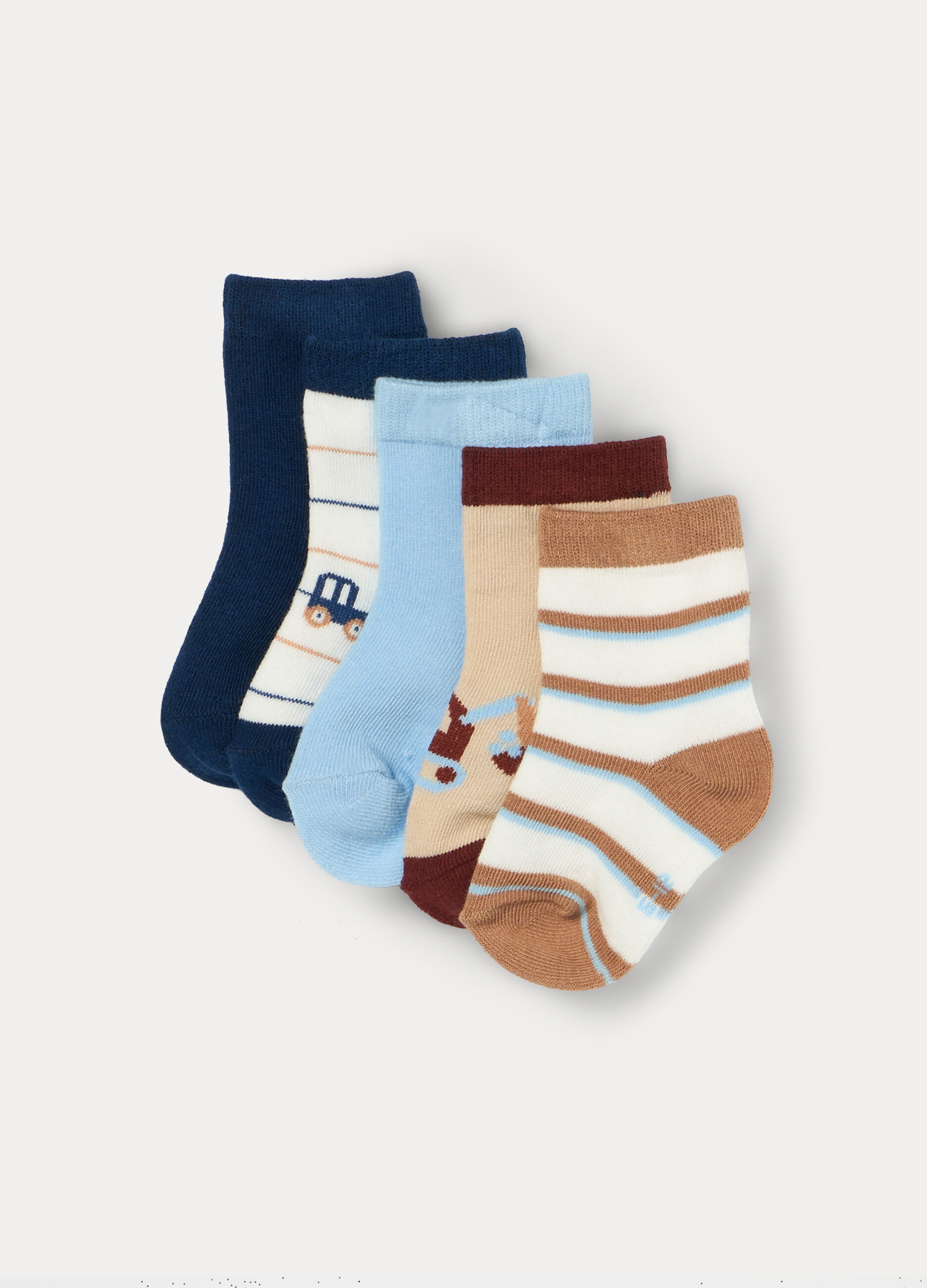 Pack 5 calze corte misto cotone_0