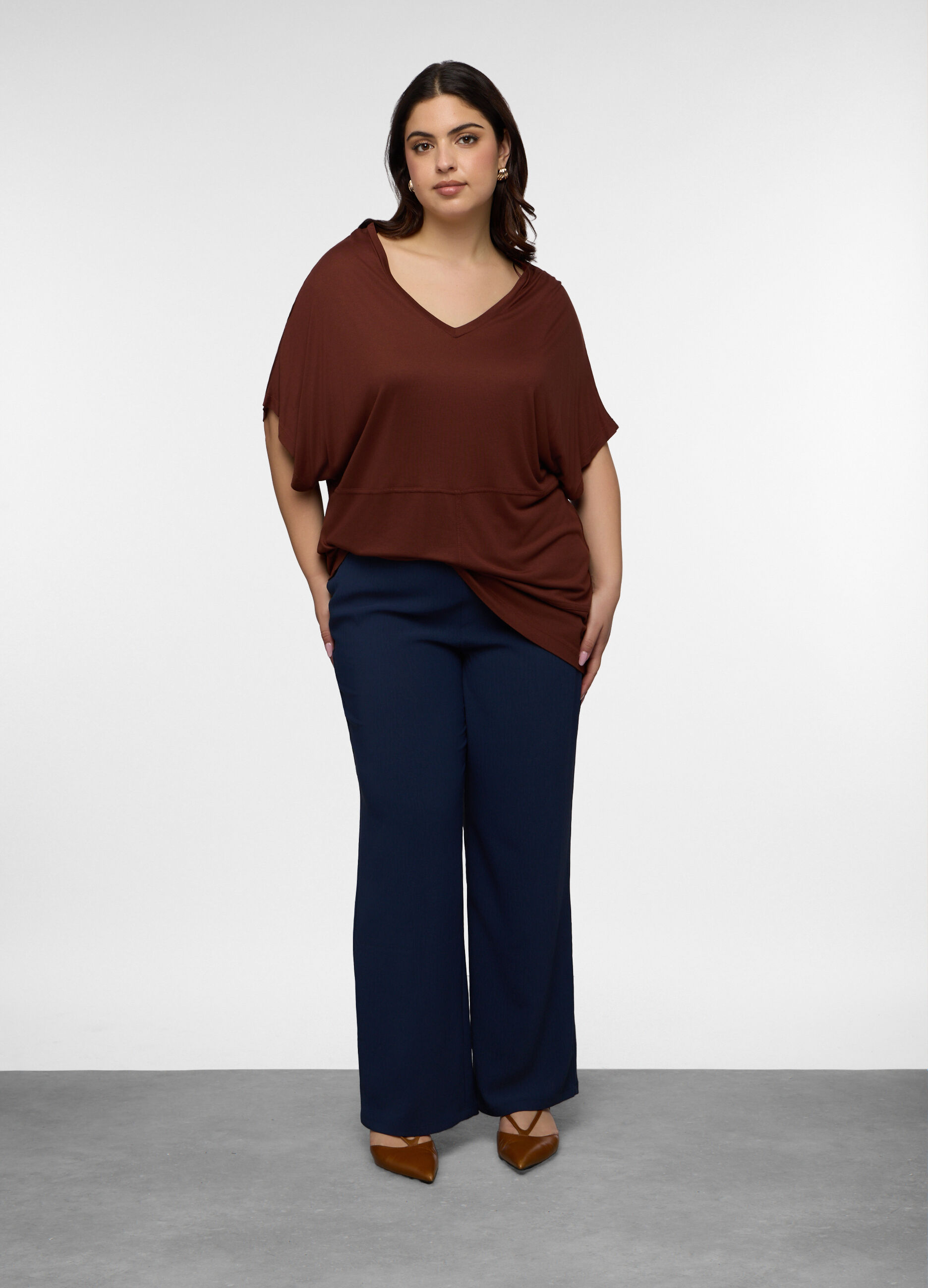 Pantaloni Fit regular donna curvy_0