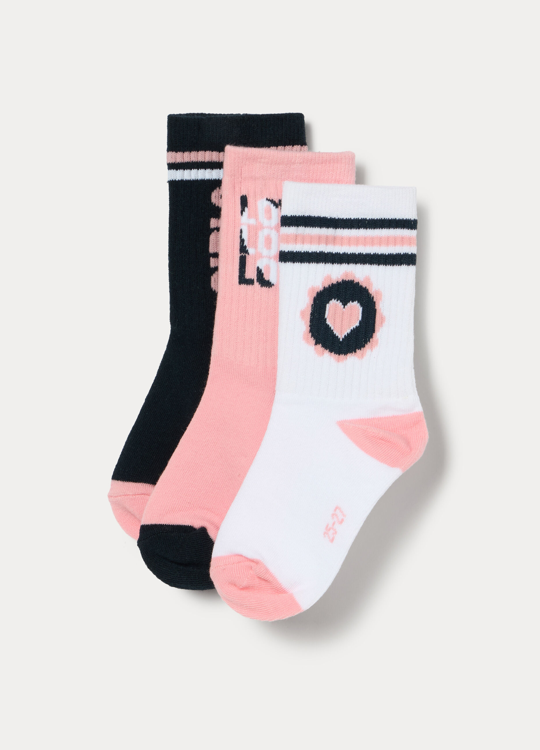 Pack 3 calze corte misto cotone_1