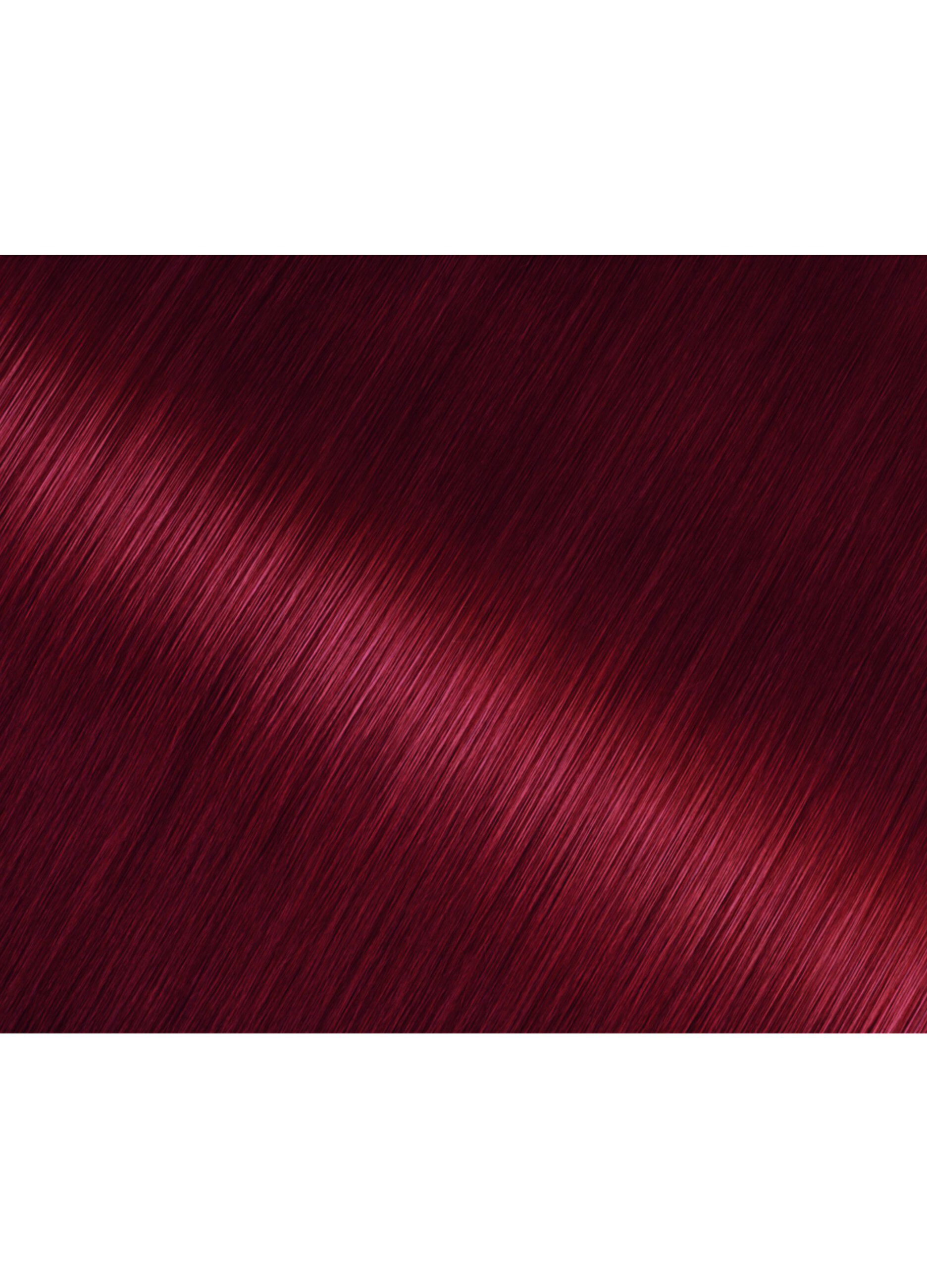 Garnier Tinta Capelli Olia, Colorazione permanente senza ammoniaca, copre il 100% dei capelli bianchi, Con oli di fiori di origine naturale, Bold Rosso Intenso (6.60).