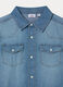 Camicia in denim di puro cotone bambino_2