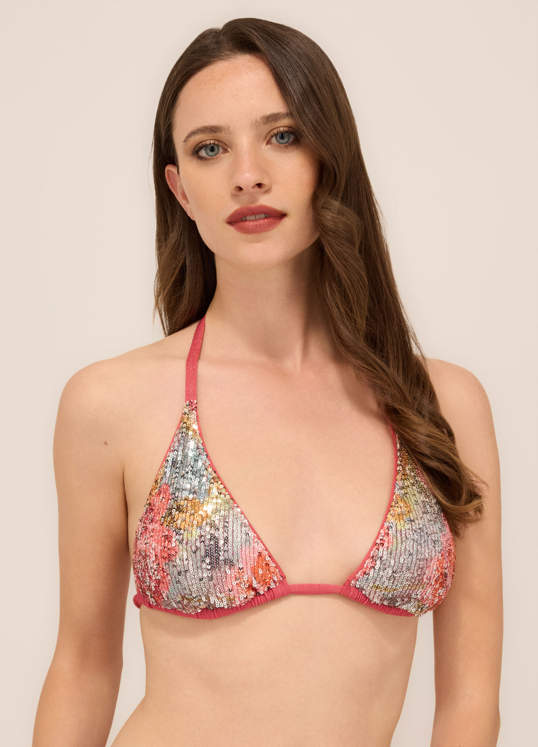 Costume triangolo con paillettes donna_2