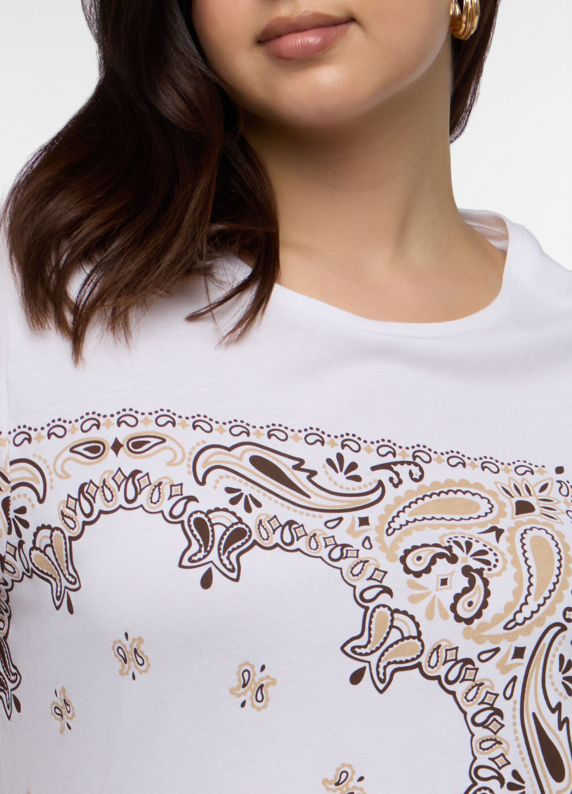 T-shirt girocollo donna curvy_2