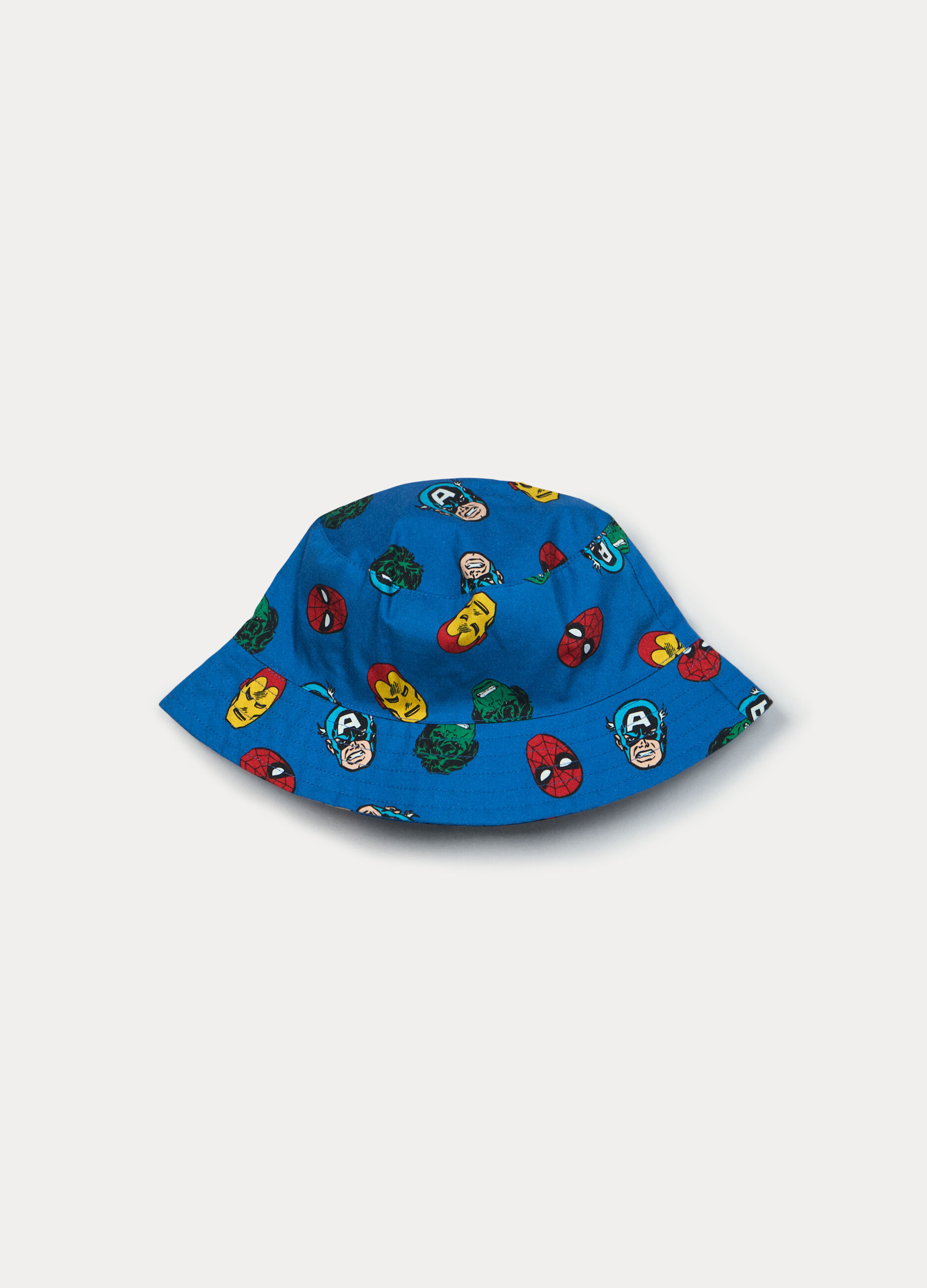 Cappello alla pescatora Marvel in popeline di puro cotone _0