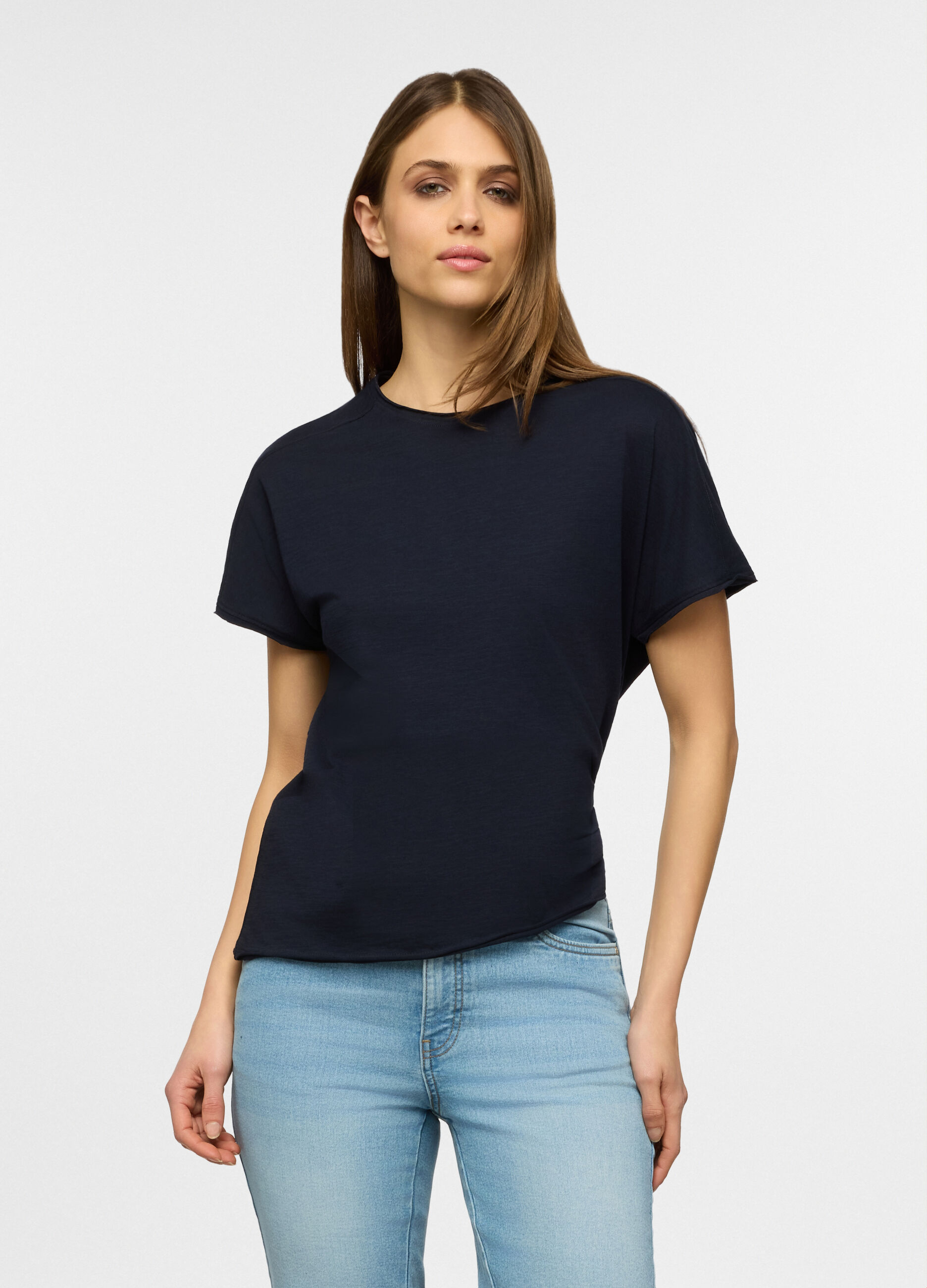 T-shirt girocollo donna_0