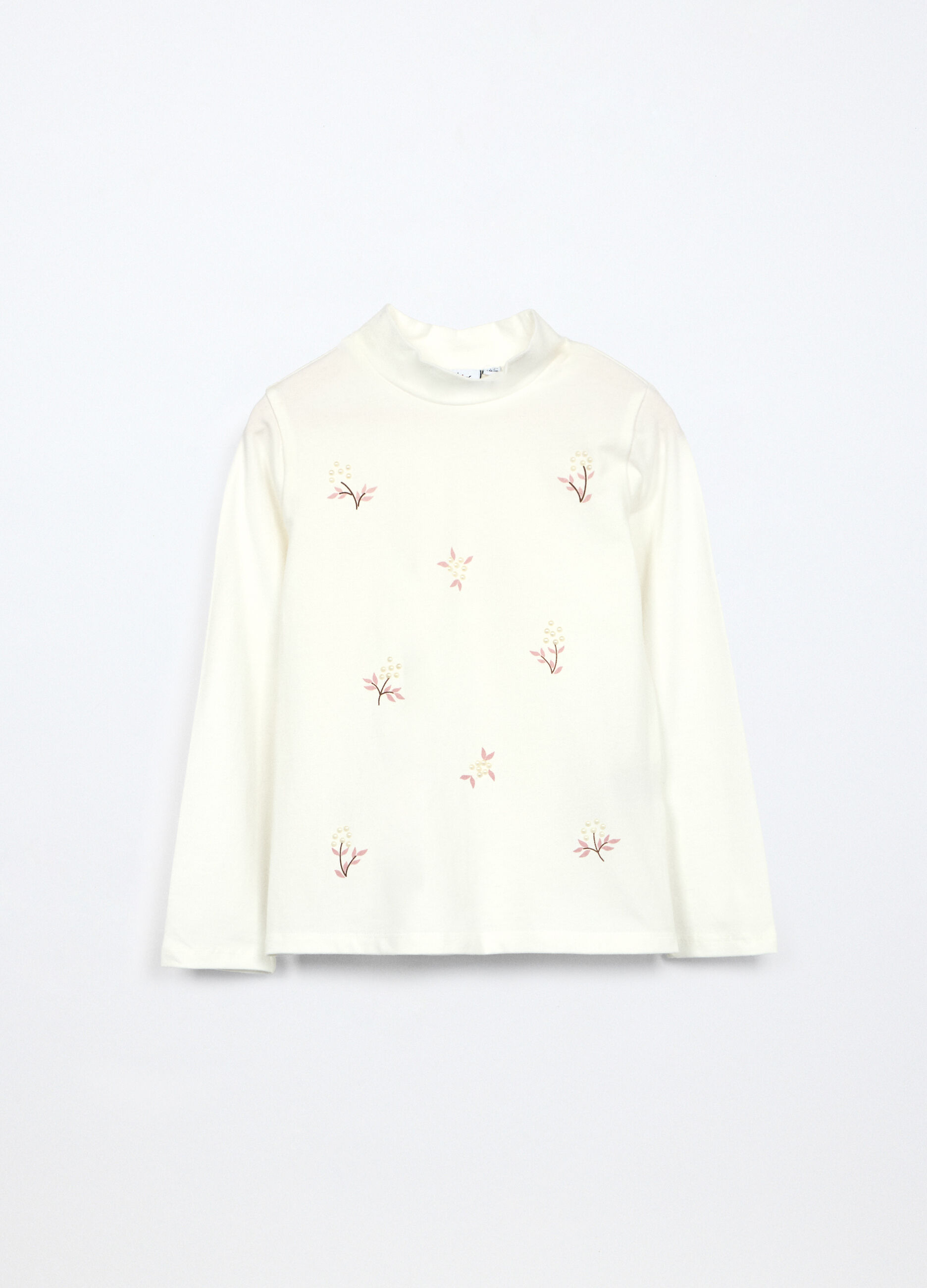 Lupetto in jersey di cotone stretch bambina_0