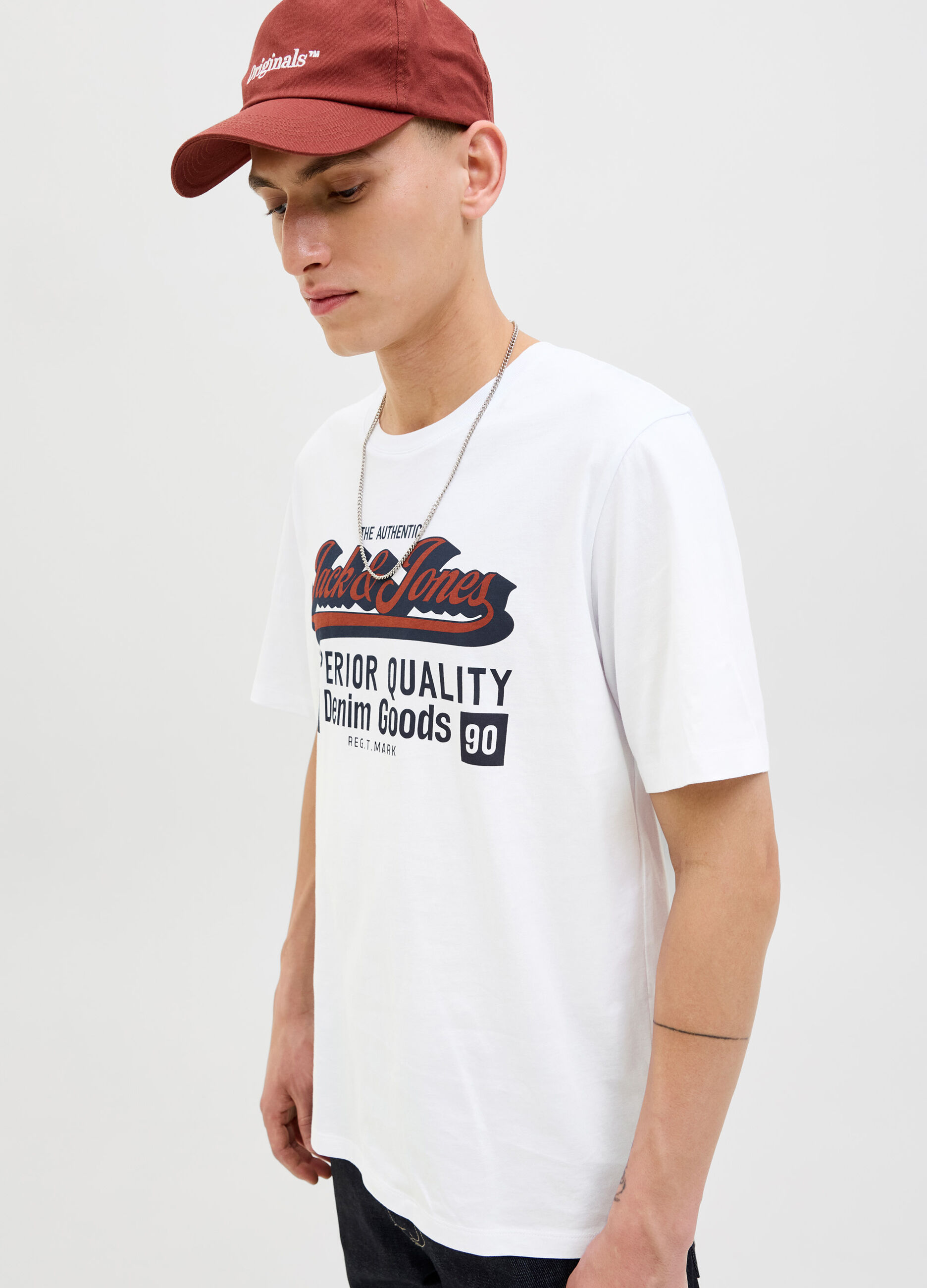 T-shirt girocollo con stampa uomo_2