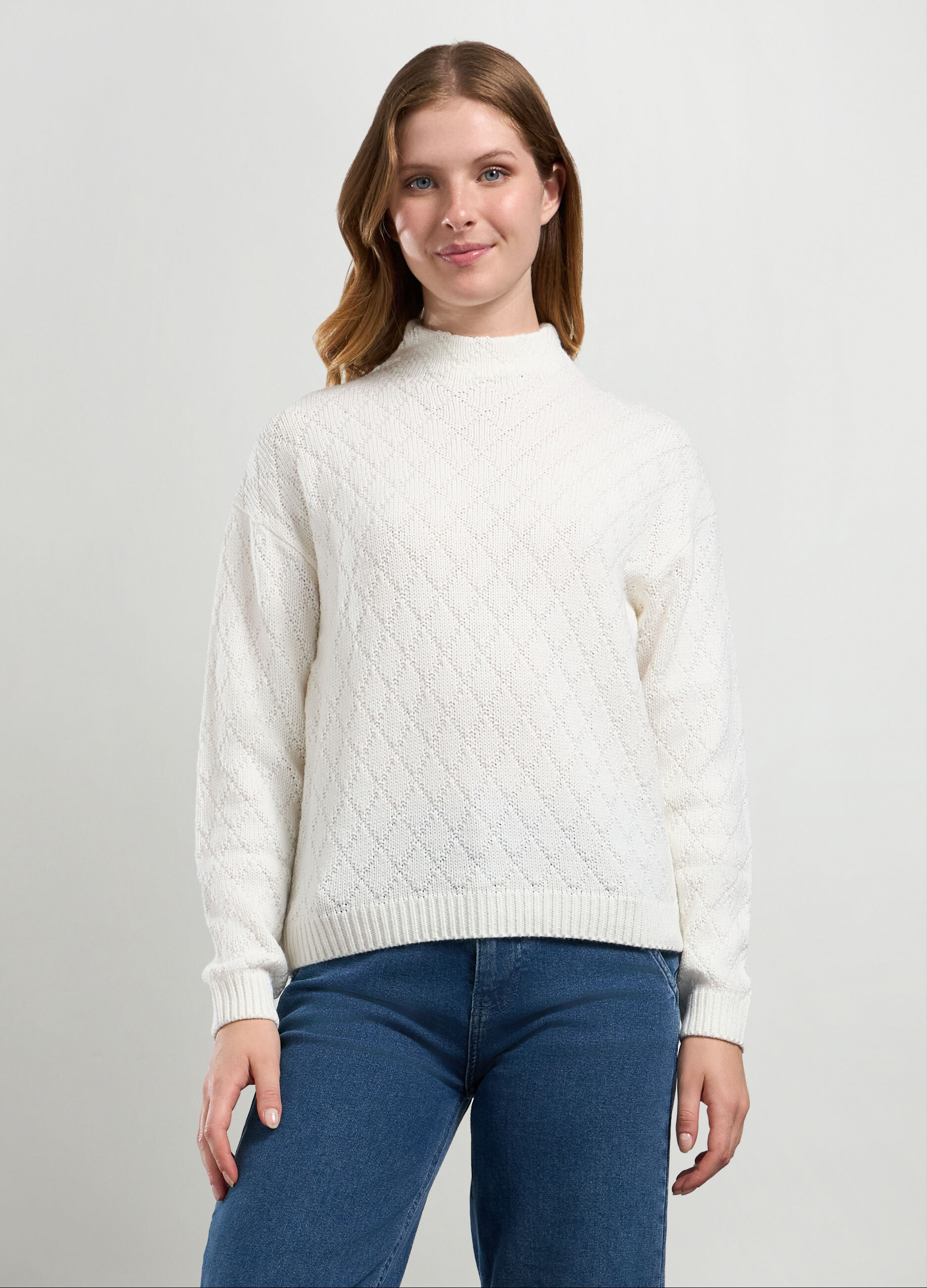 Pullover jacquard donna_0