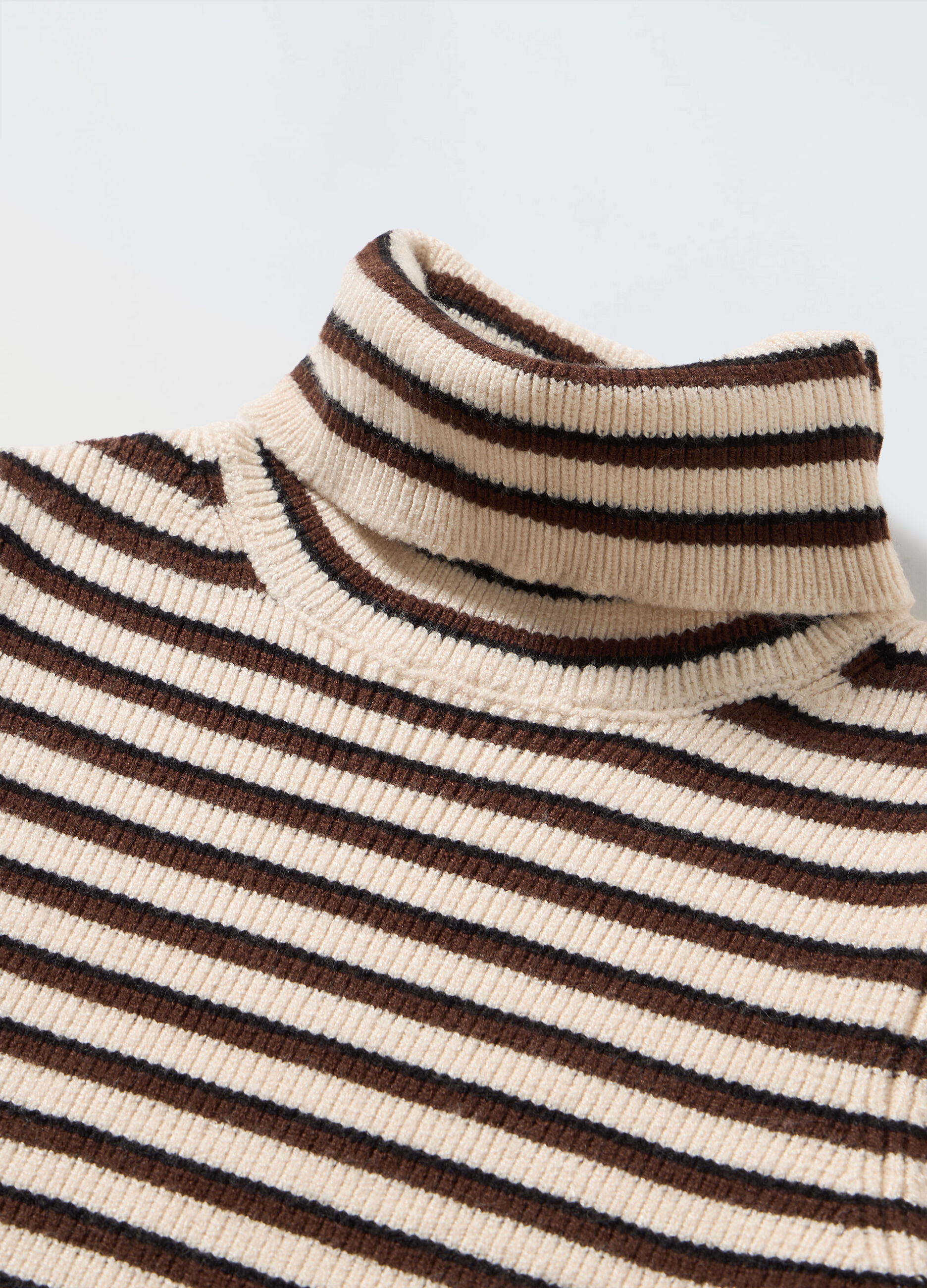Tricot in costina di misto viscosa ragazza_1