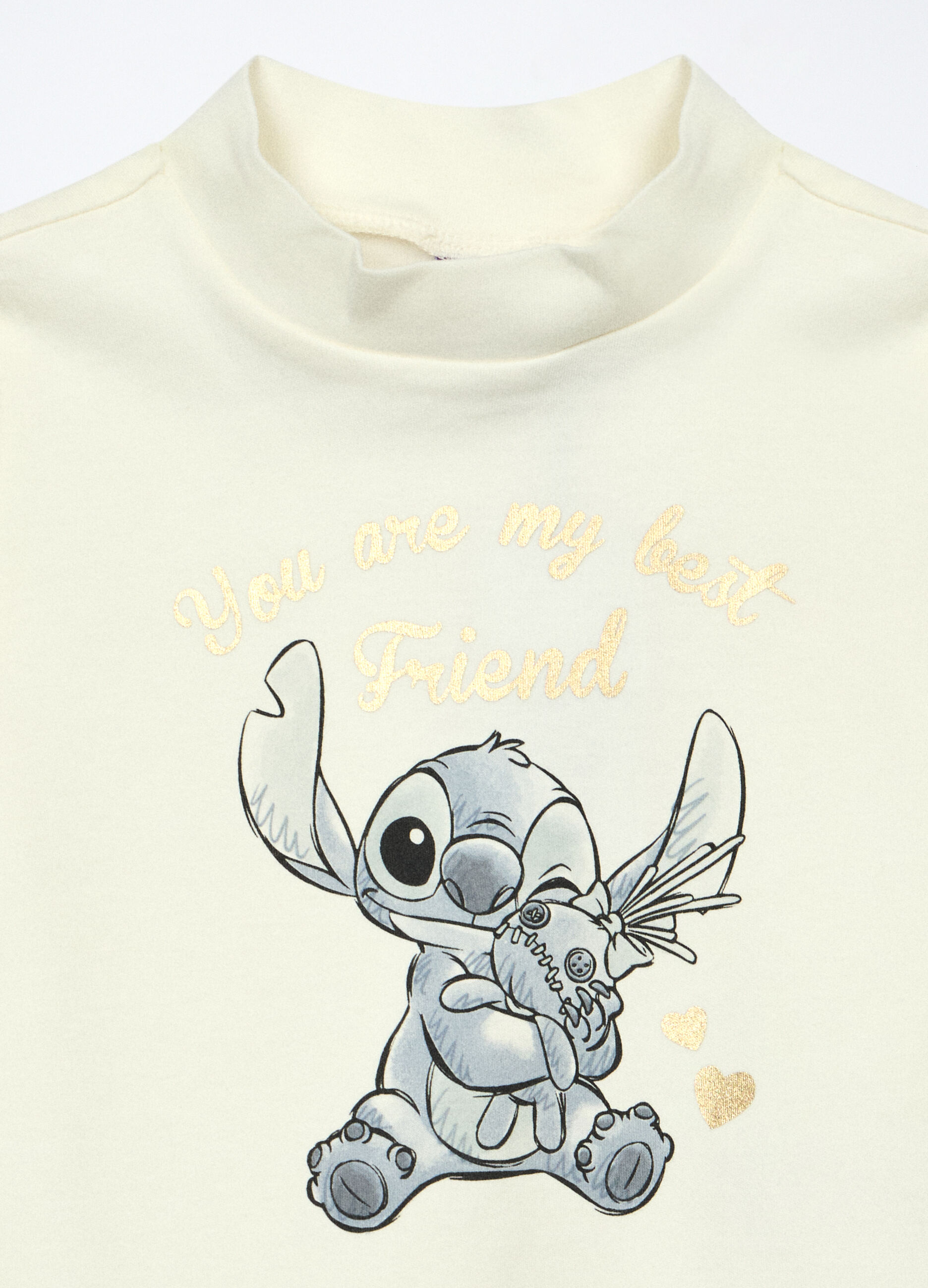 T-shirt in interlock di puro cotone bambina_2