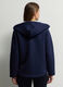 Giacca con cappuccio in viscosa stretch donna_1
