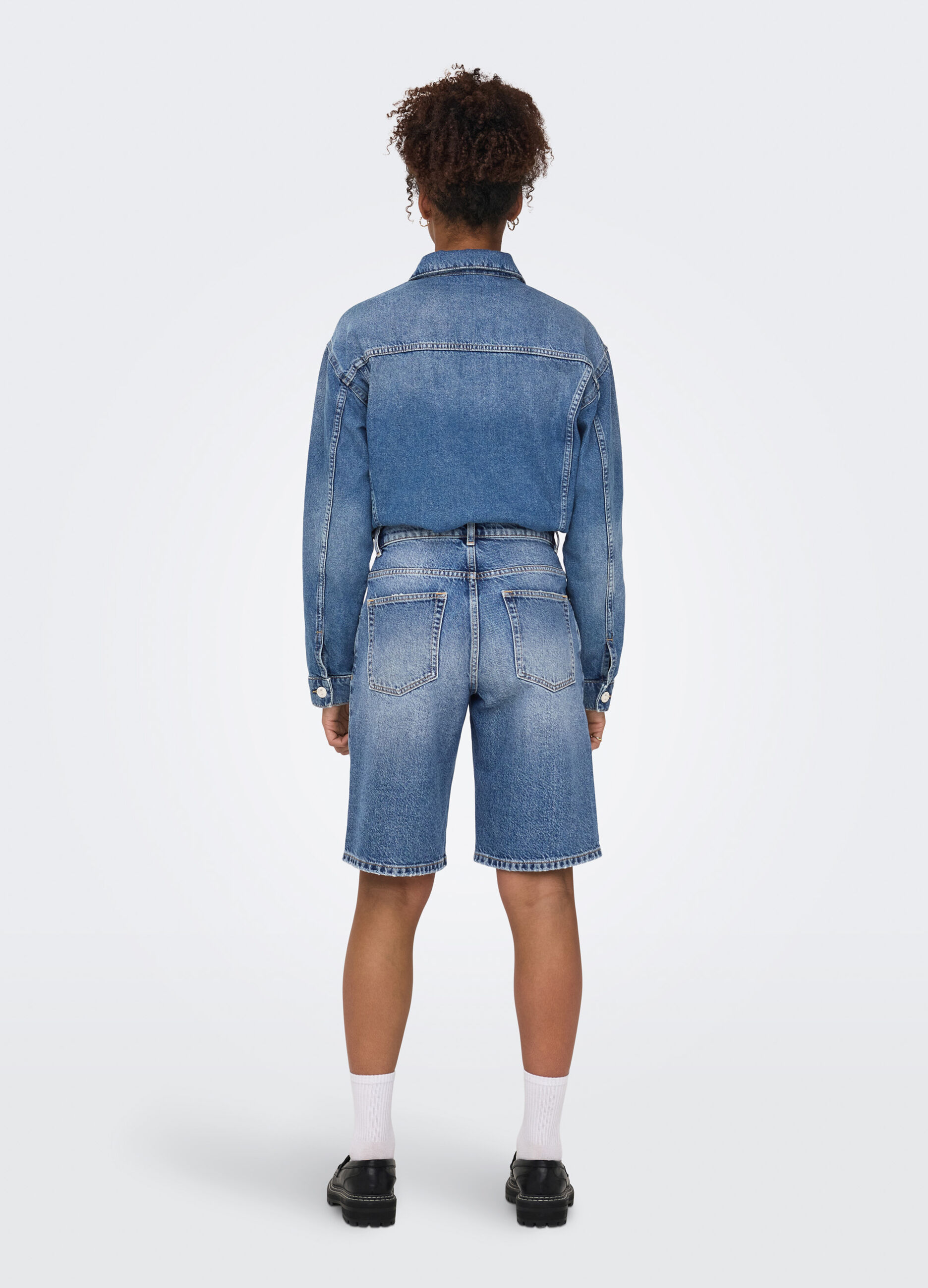 Shorts in denim donna