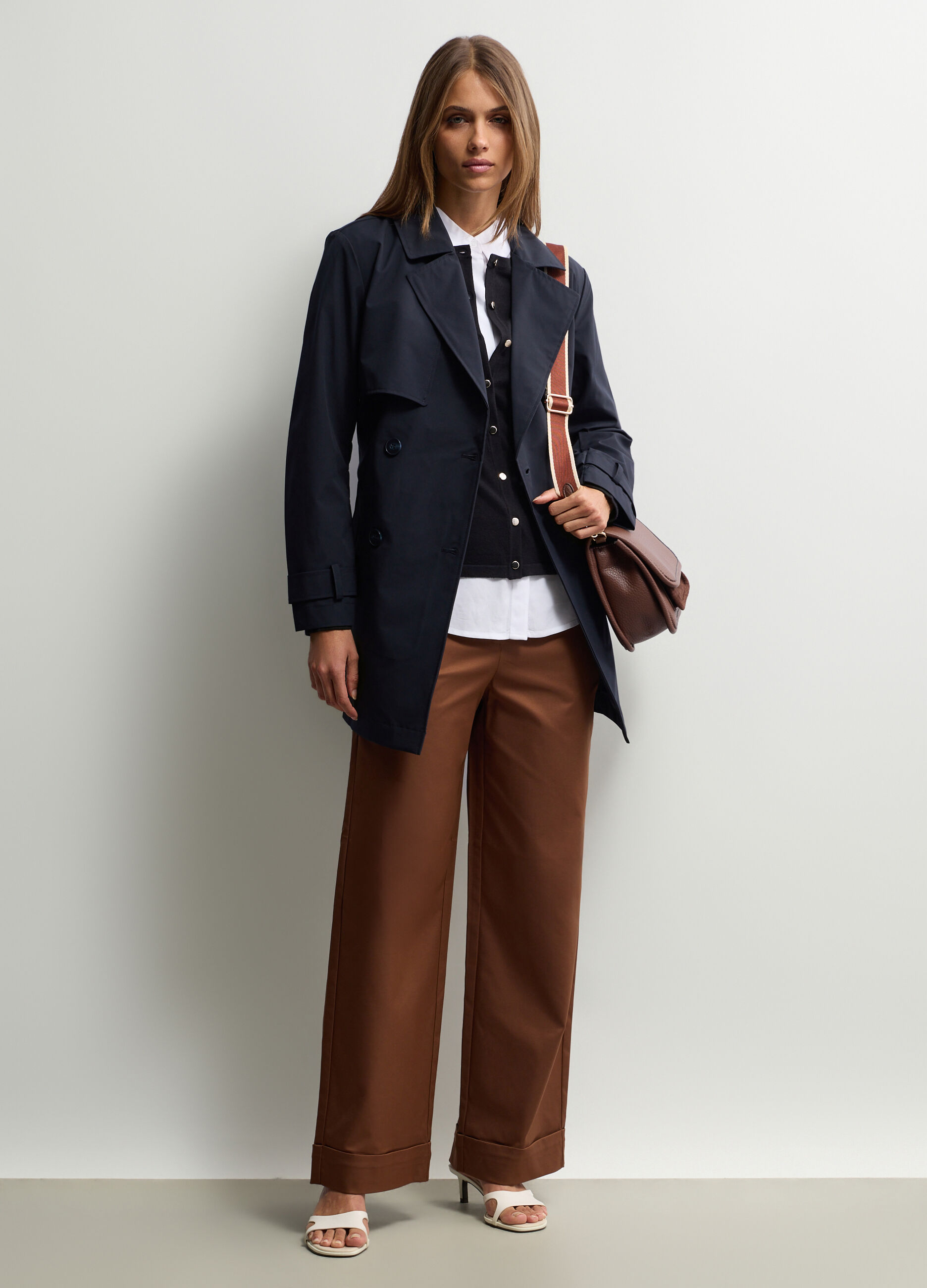 Trench doppiopetto donna_0