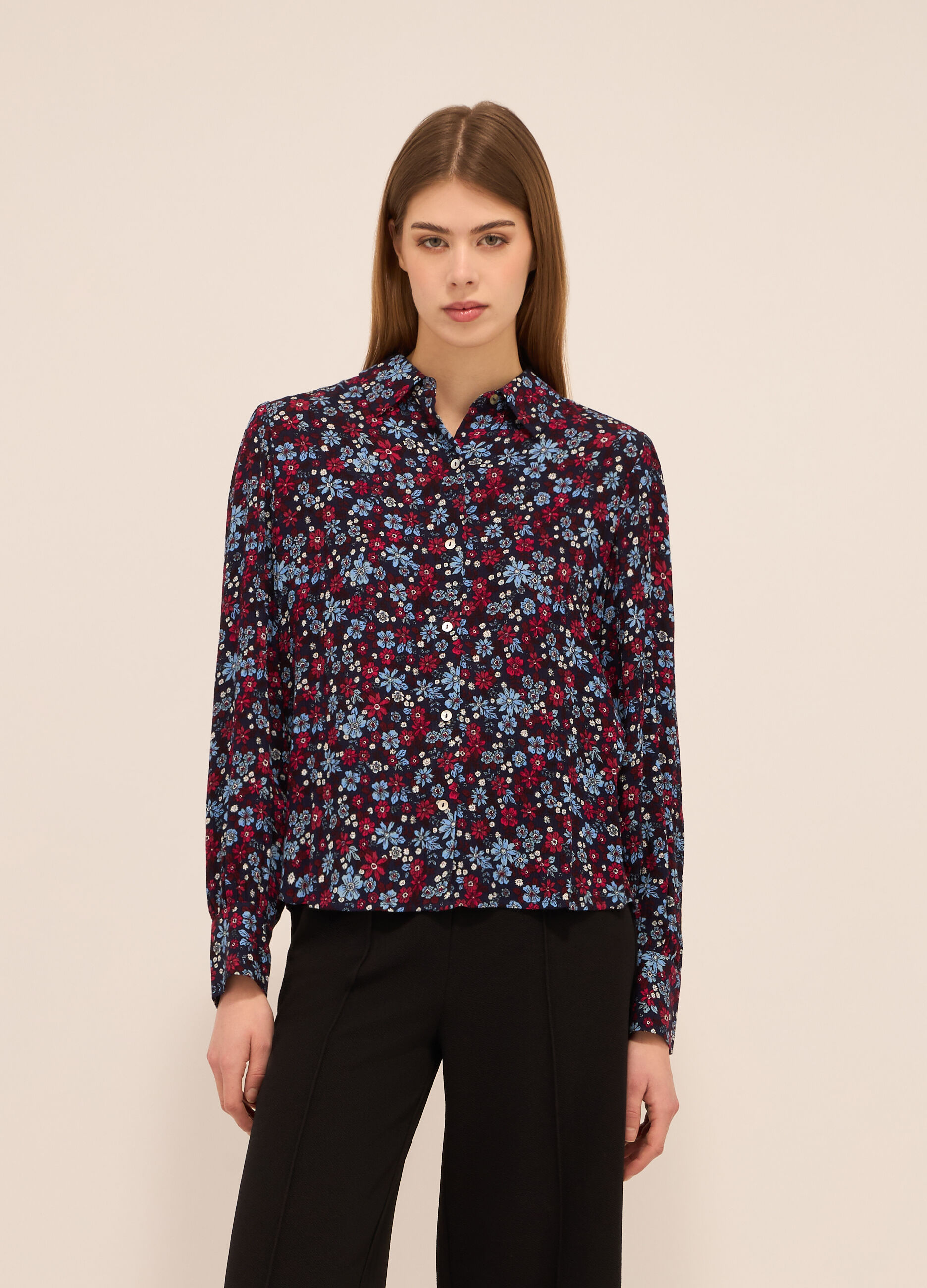 Camicia in pura viscosa donna