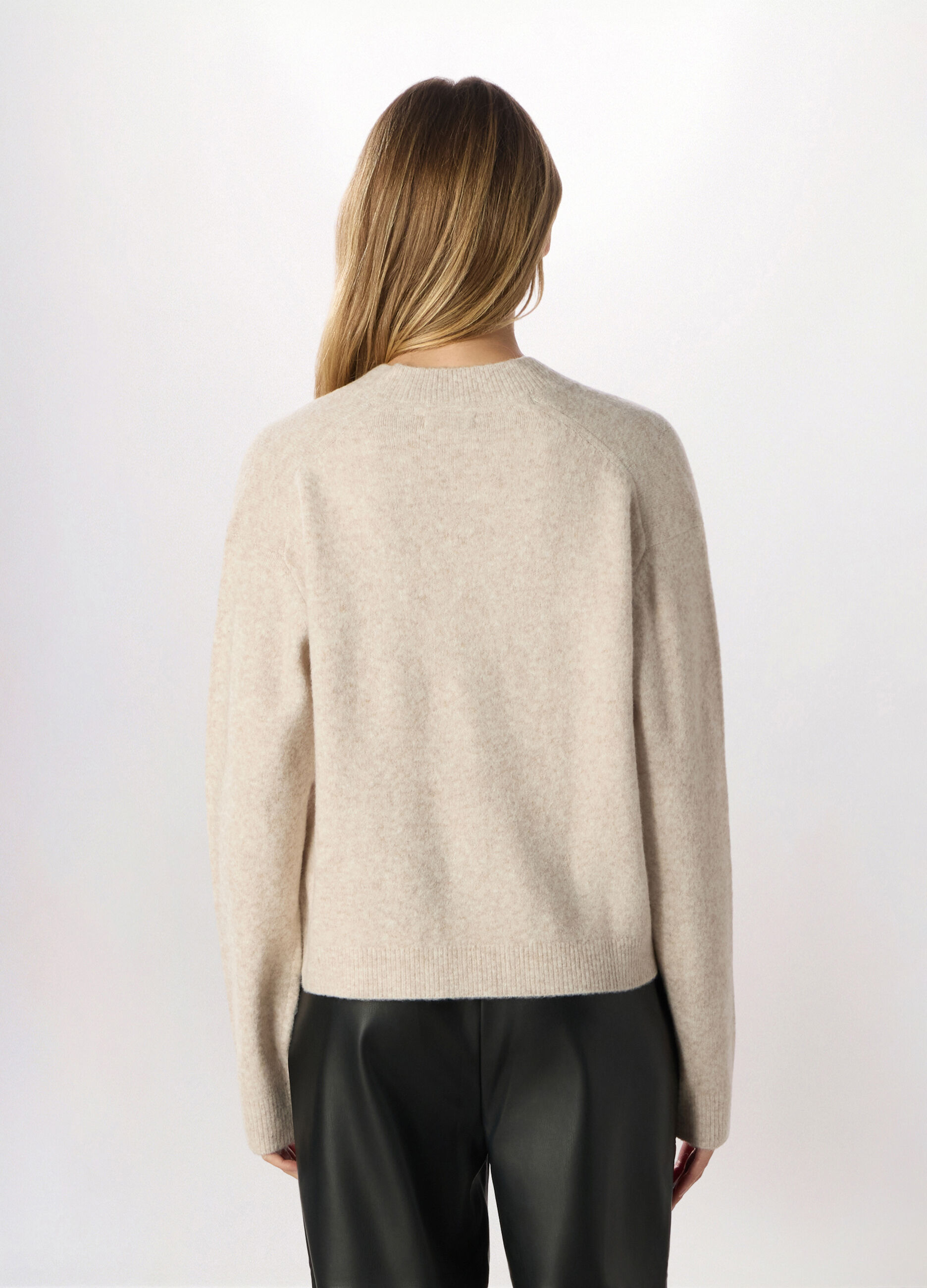Cardigan misto lana donna_1