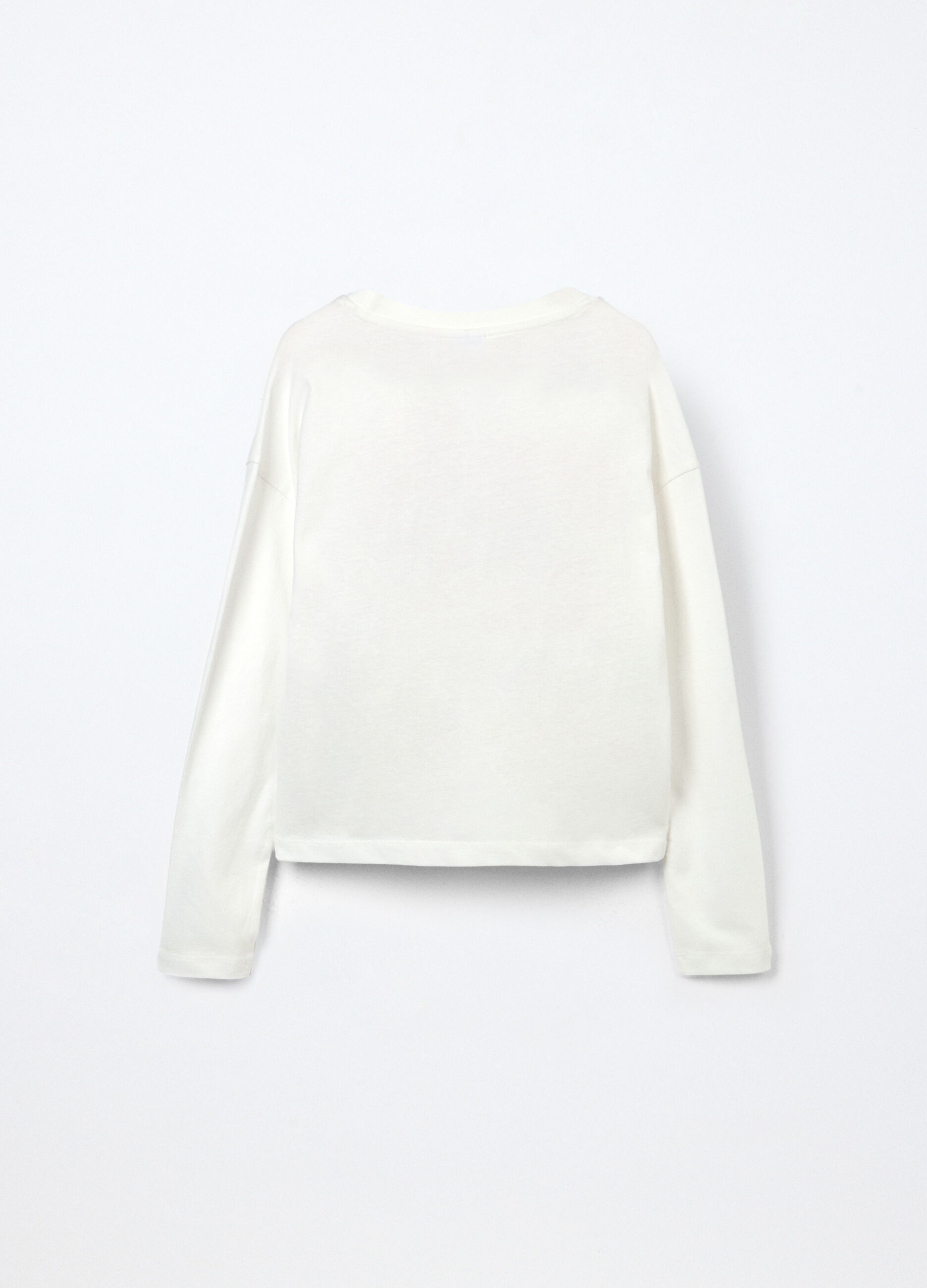 T-shirt in jersey di puro cotone ragazza_1