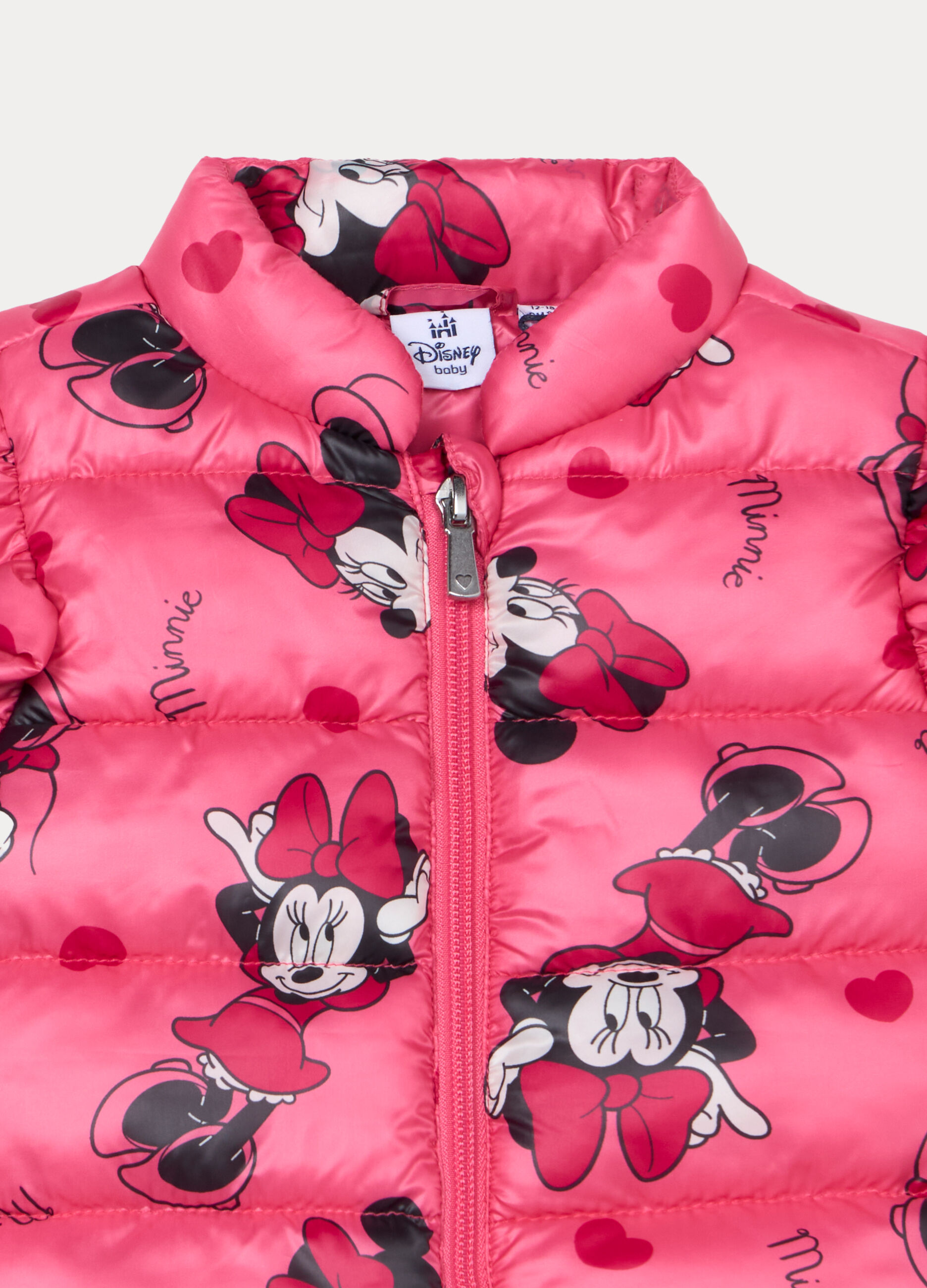 Giubbino imbottito smanicato in taffet&agrave; Disney bimba_2