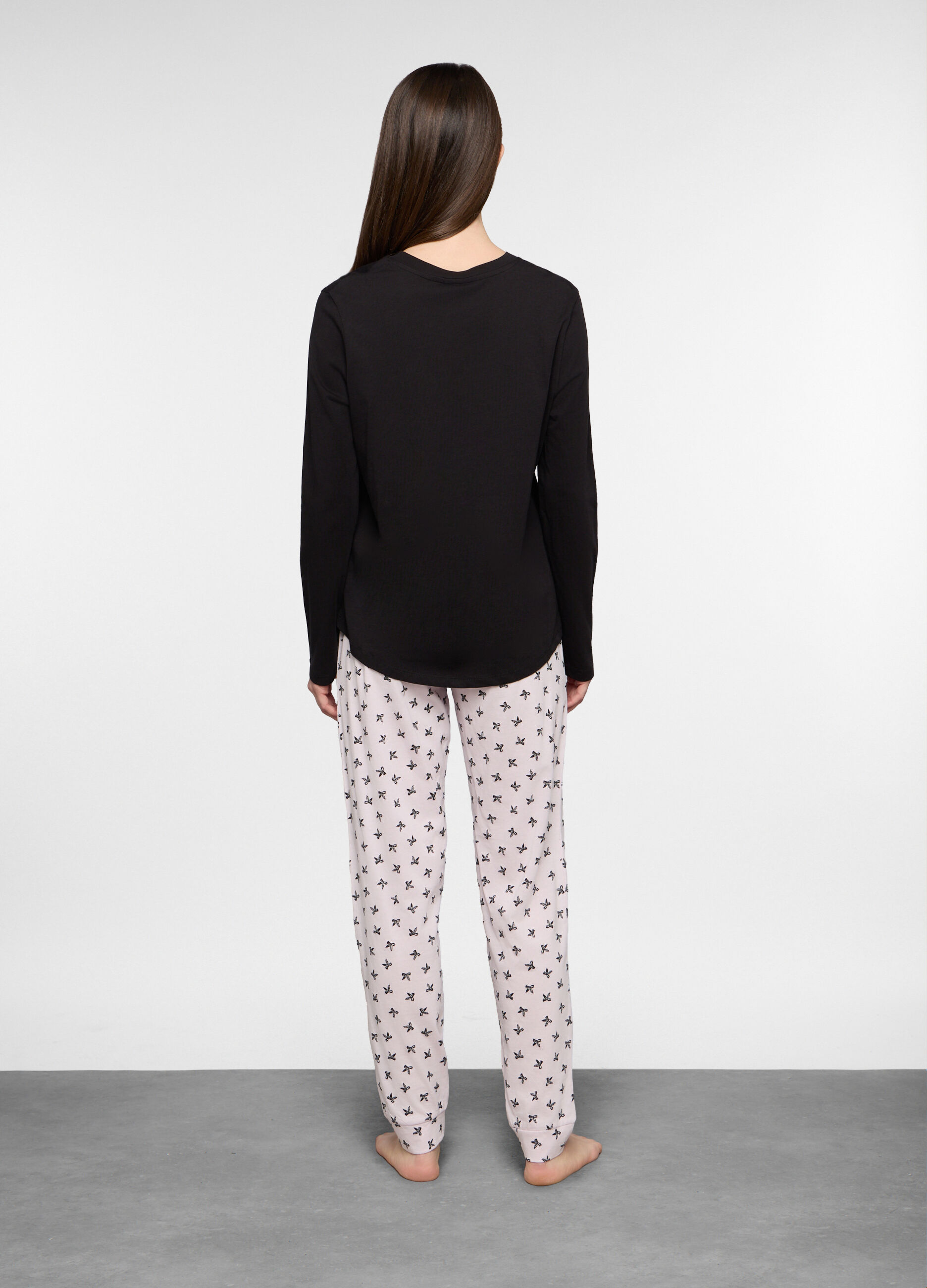 Set pigiama in jersey donna_1