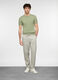 Pantalone chino relaxed fit in lino e cotone uomo_0