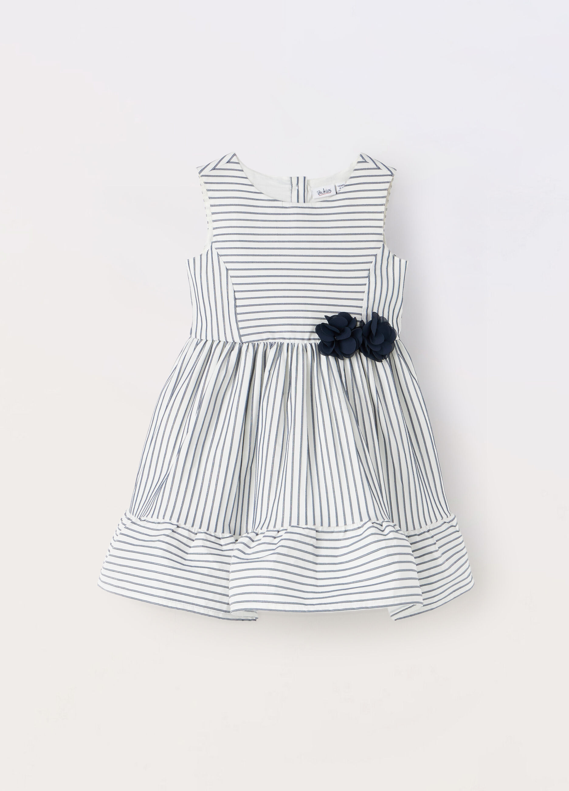 Vestito a righe bambina