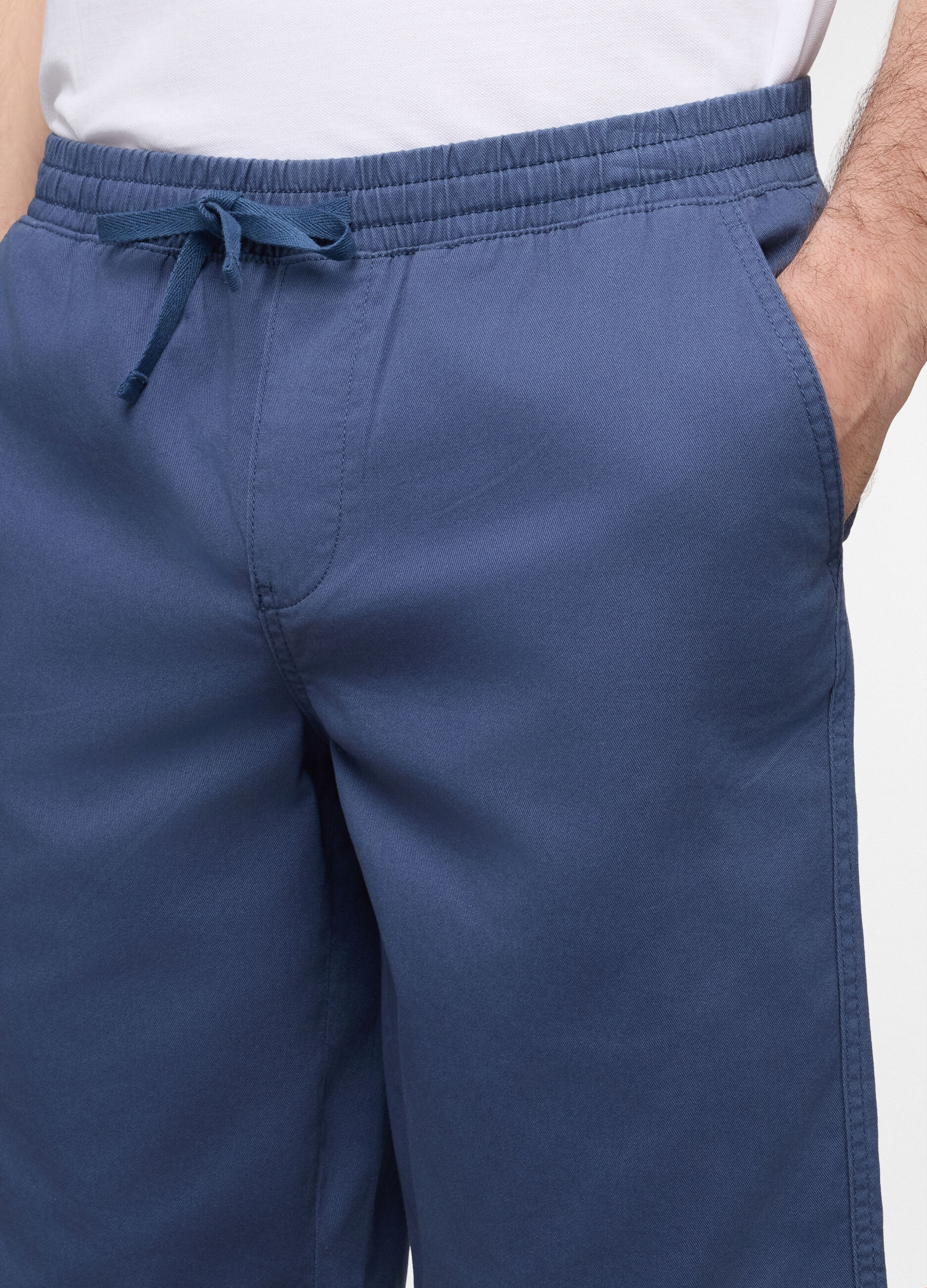 Bermuda chino in twill di cotone uomo_2