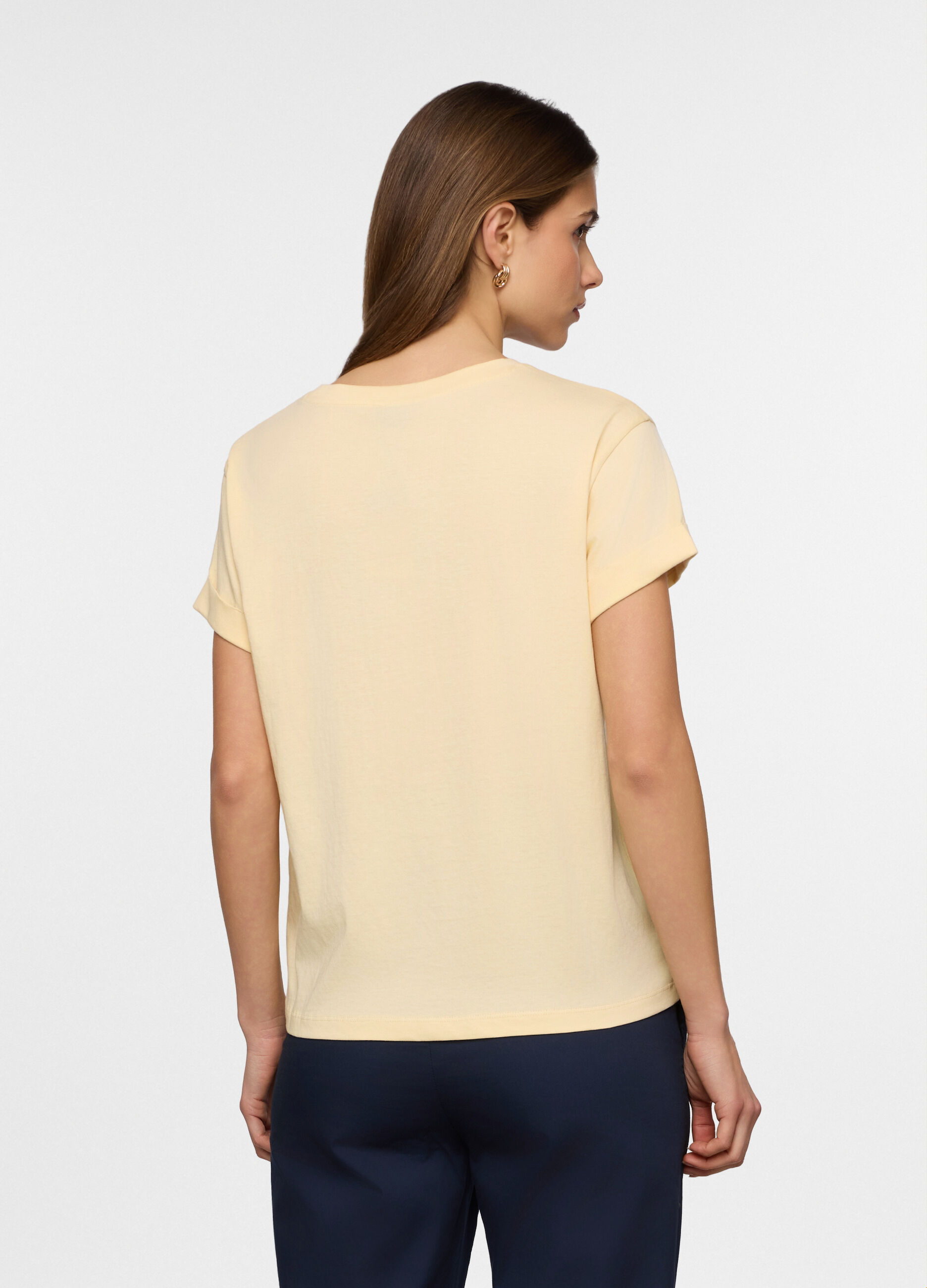 T-shirt girocollo donna_1